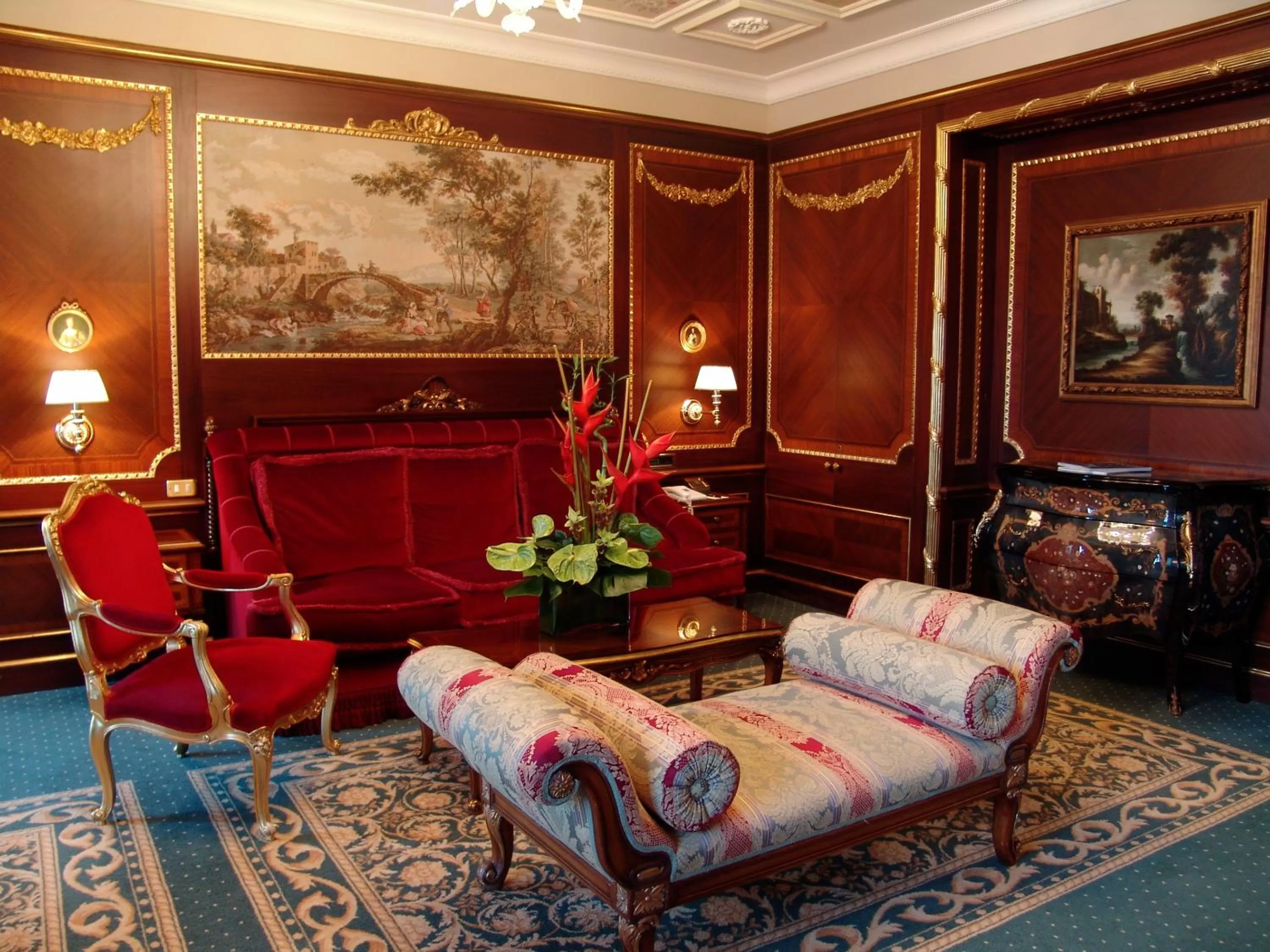 Living room in Grand Hotel des Iles Borromées & SPA