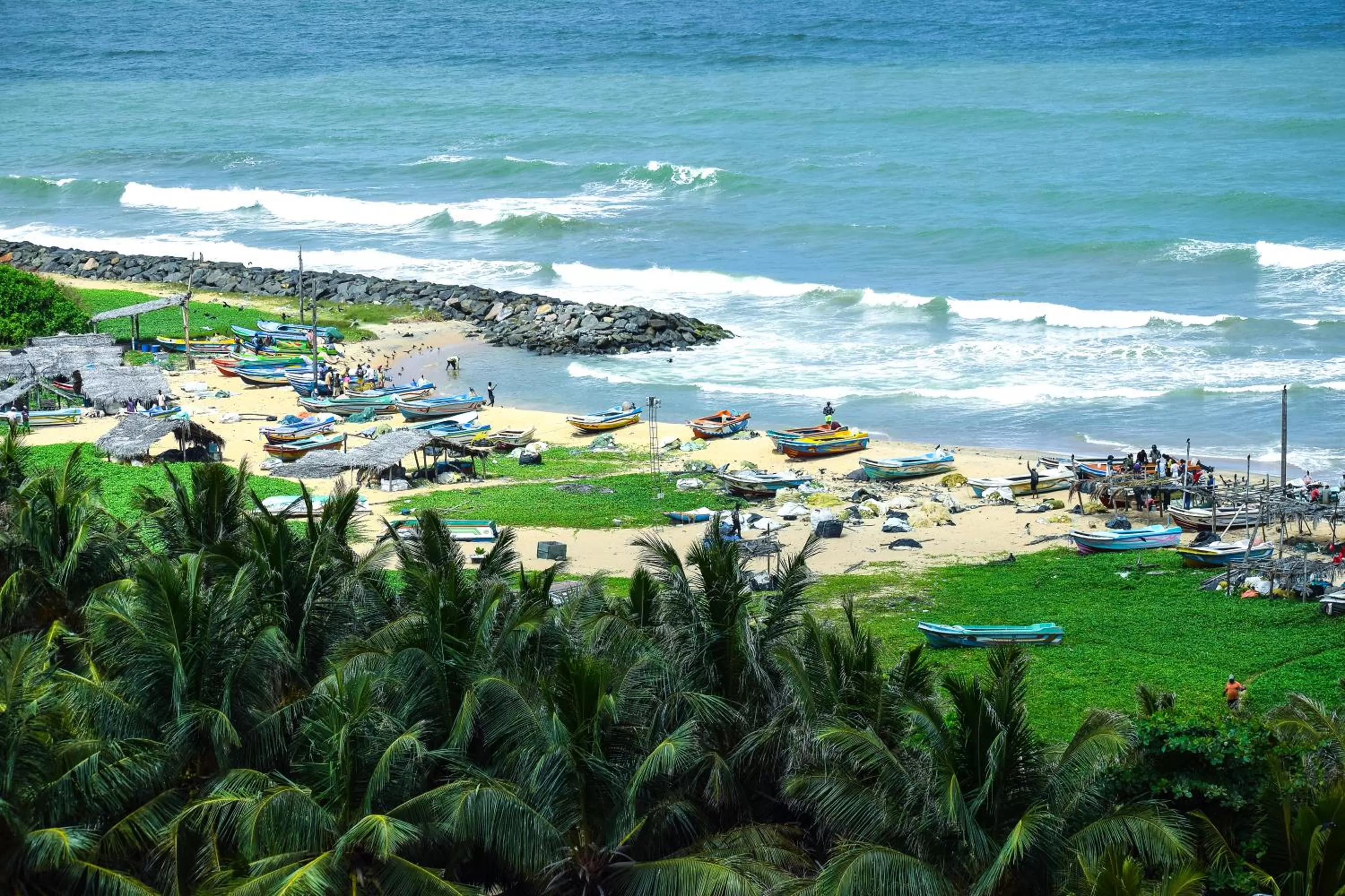 Neighbourhood, Bird's-eye View in Ruvisha Beach Hotel