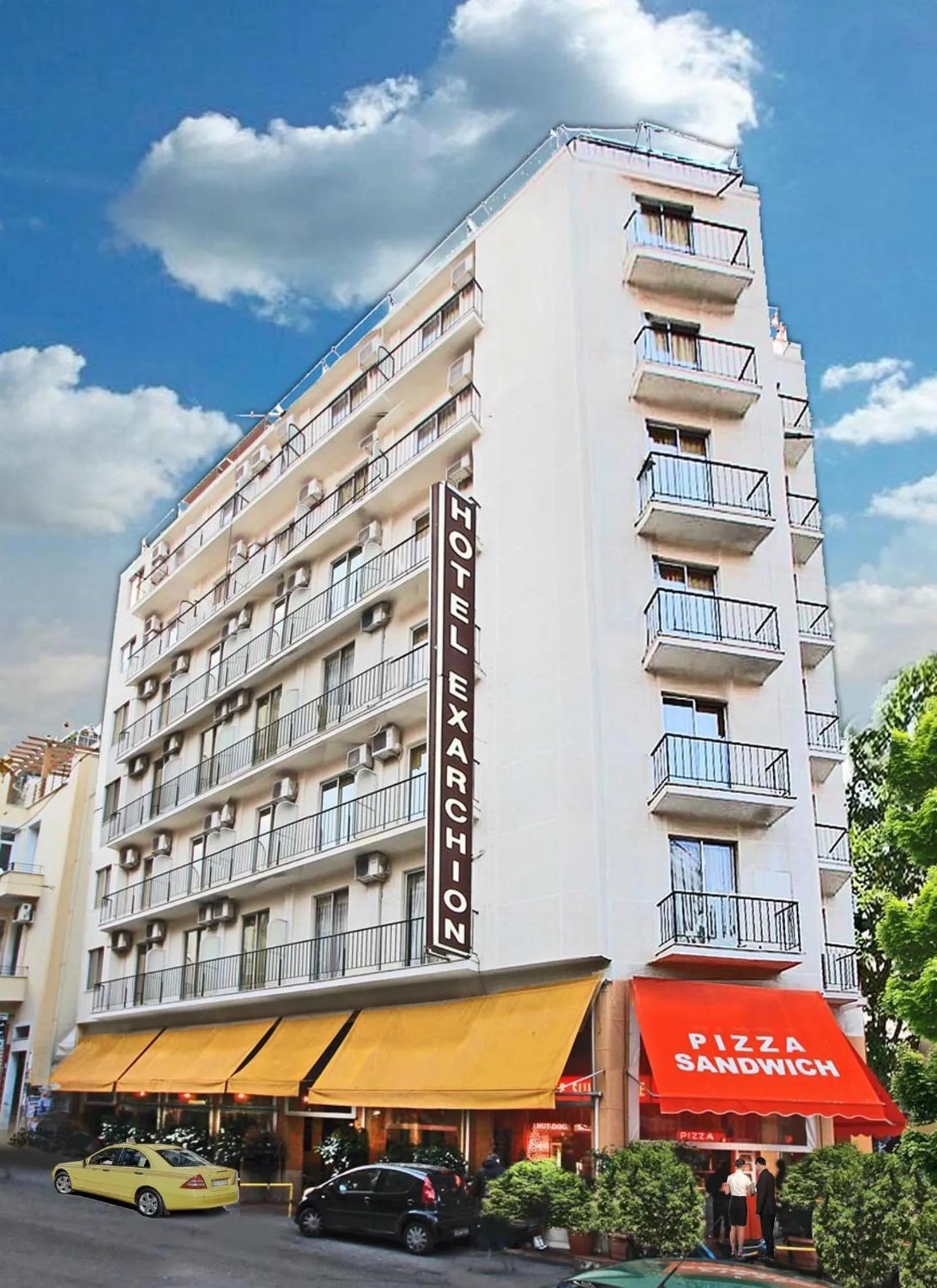 Facade/entrance in Hotel Exarchion