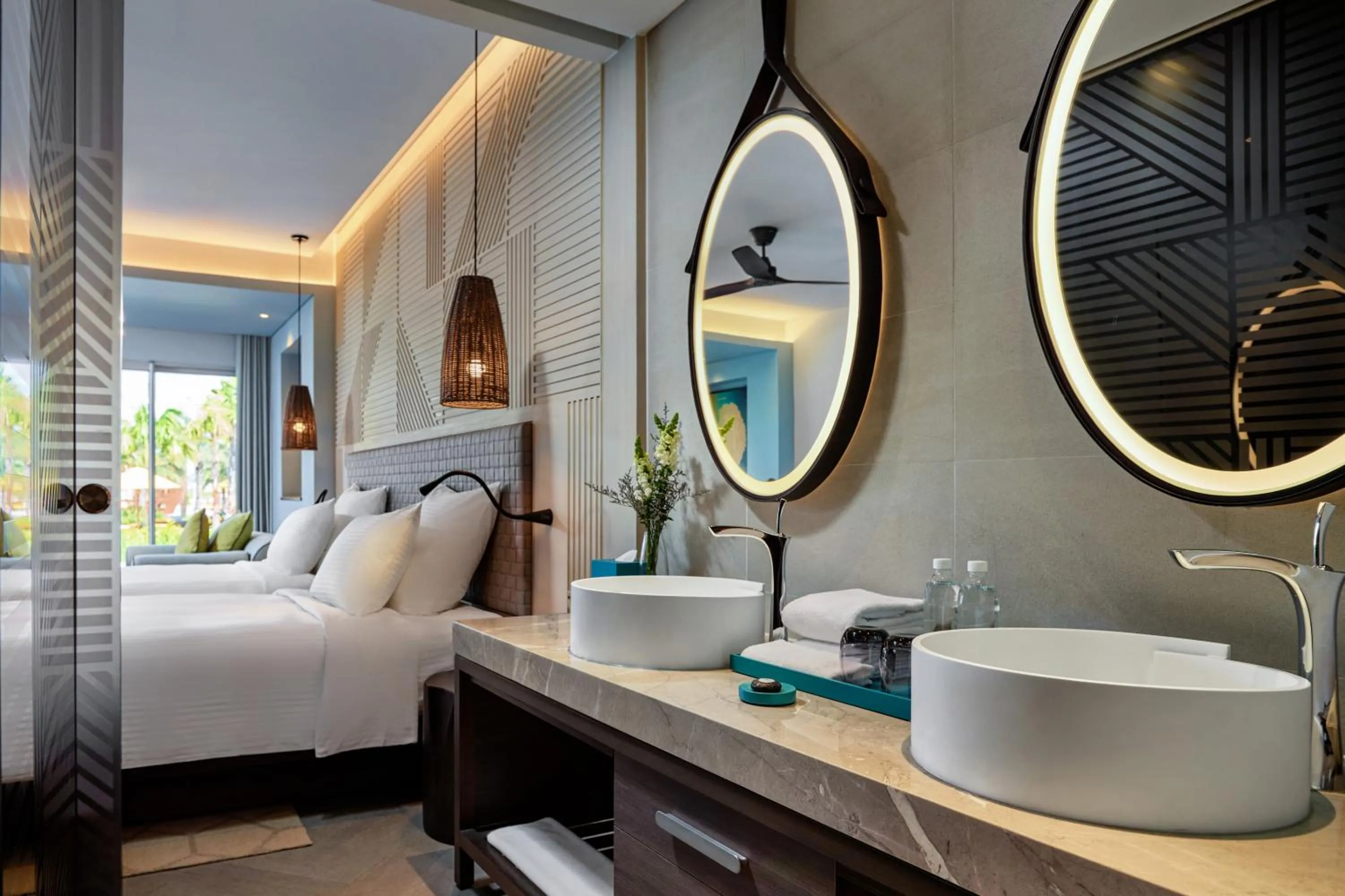 Bathroom, Bed in Pullman Phu Quoc Beach Resort