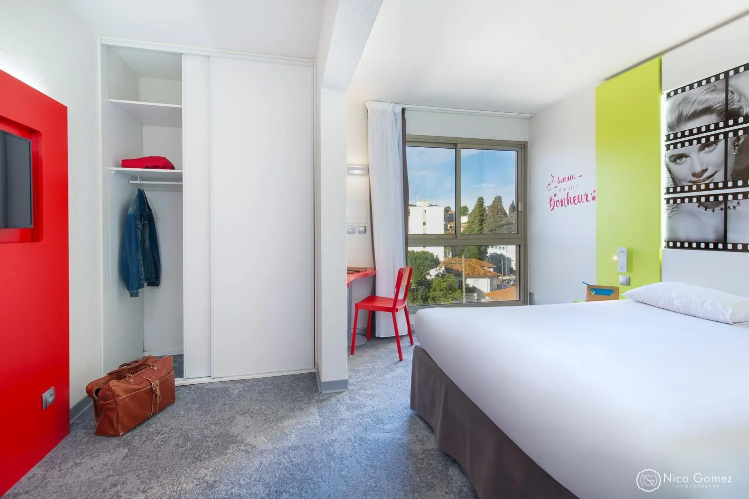 Bed in ibis Styles Cannes Le Cannet