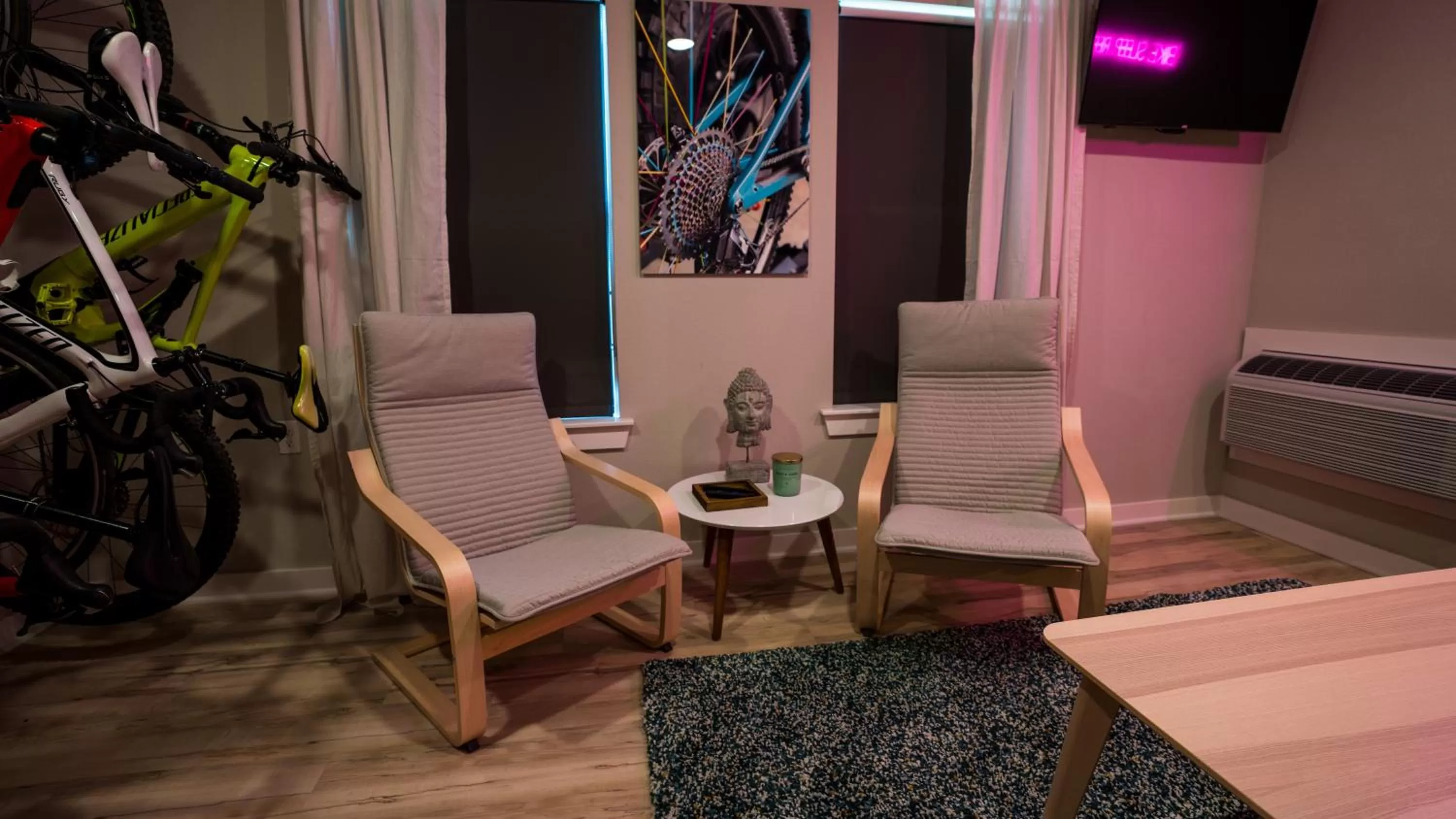 Living room in The Bike Inn