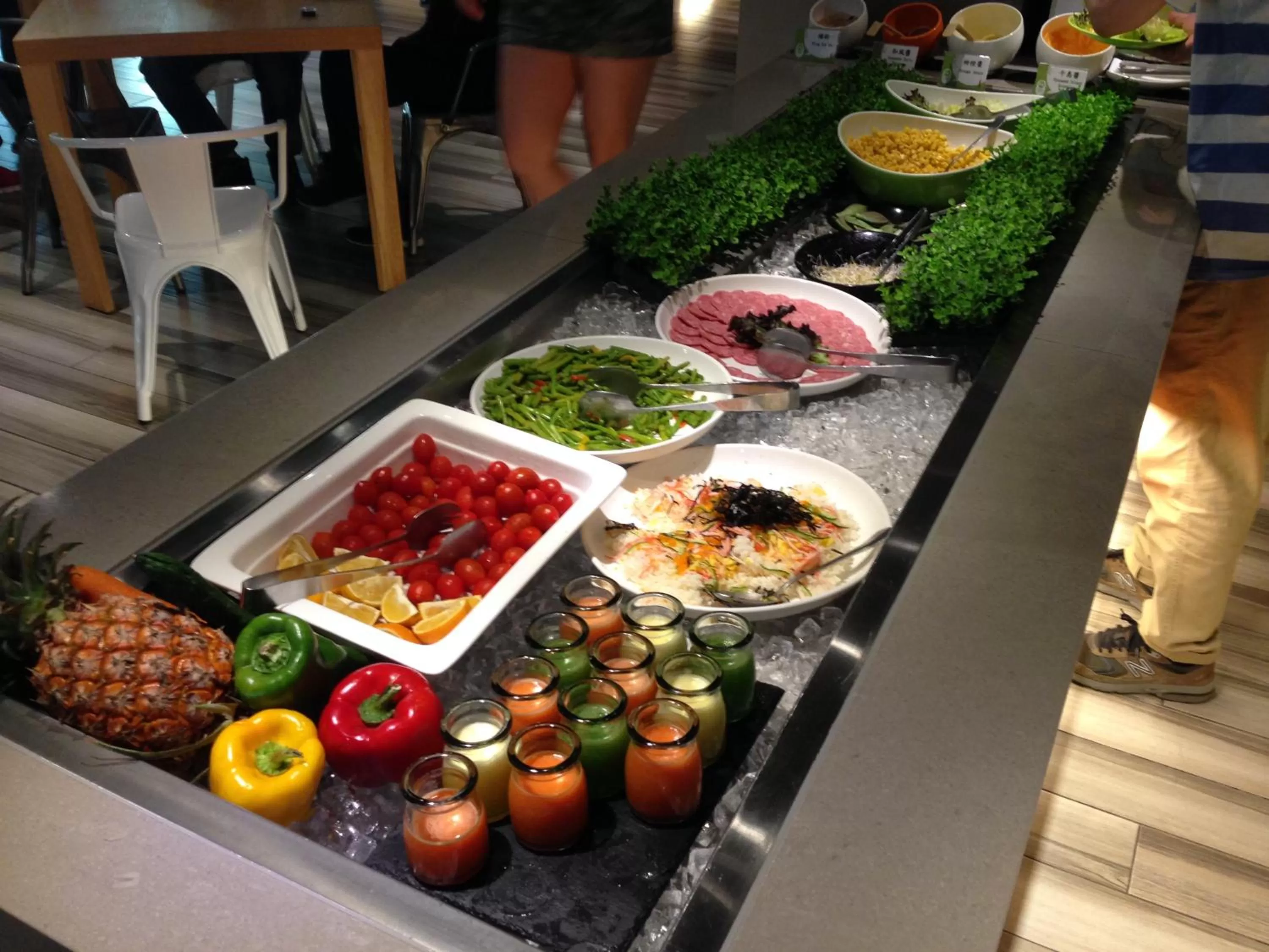 Buffet breakfast in FX Hotel Kaohsiung Zhonghua Road Branch