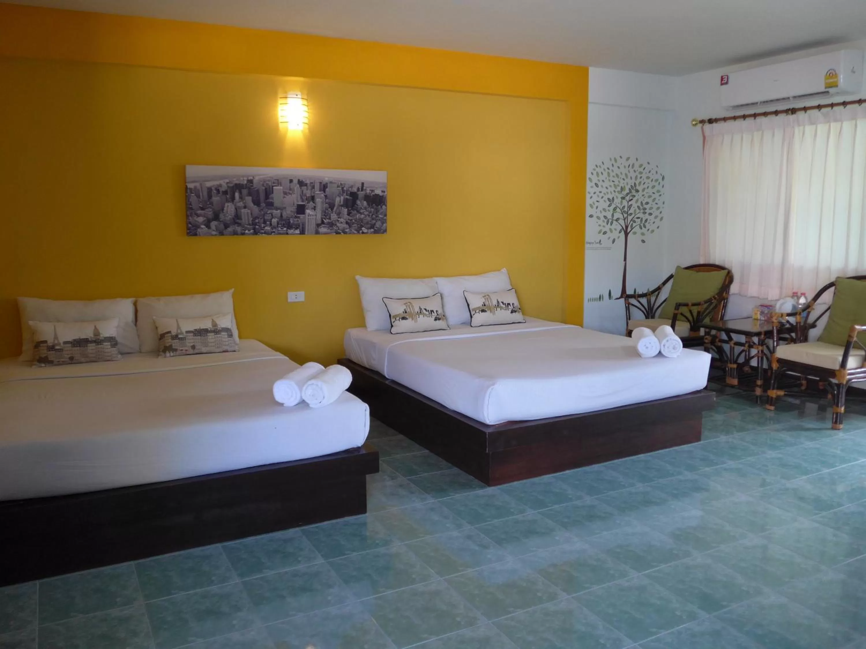 Bed in Forum House Hotel Krabi