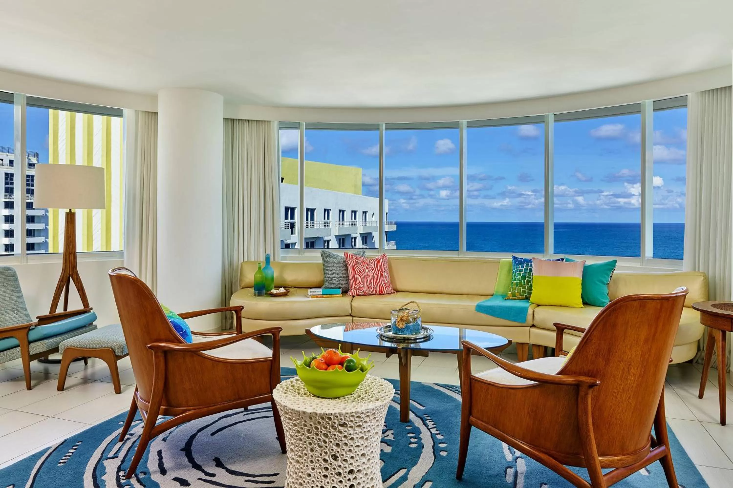 Living room in Royal Palm South Beach Miami, a Tribute Portfolio Resort