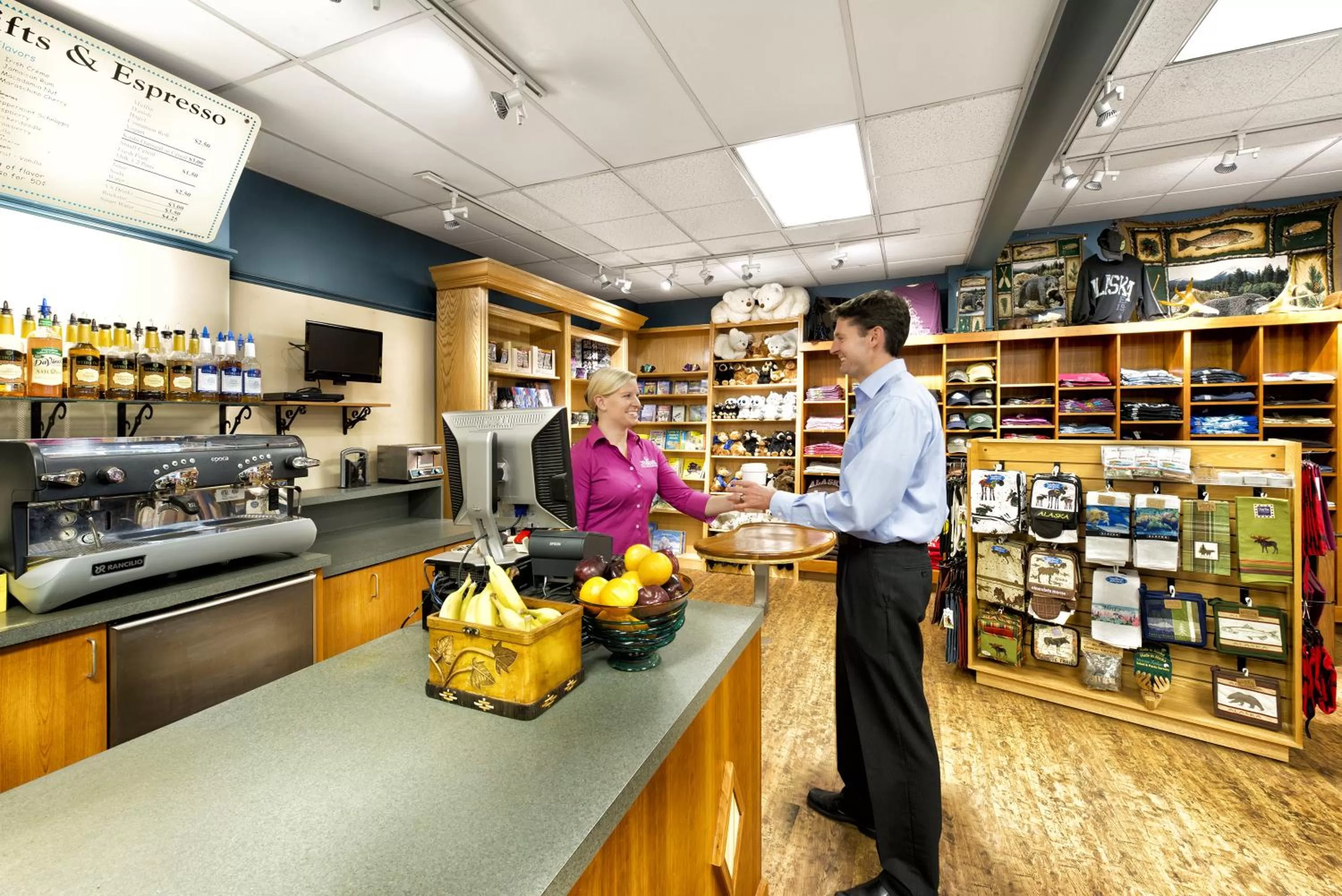 On-site shops in Westmark Fairbanks Hotel and Conference Center