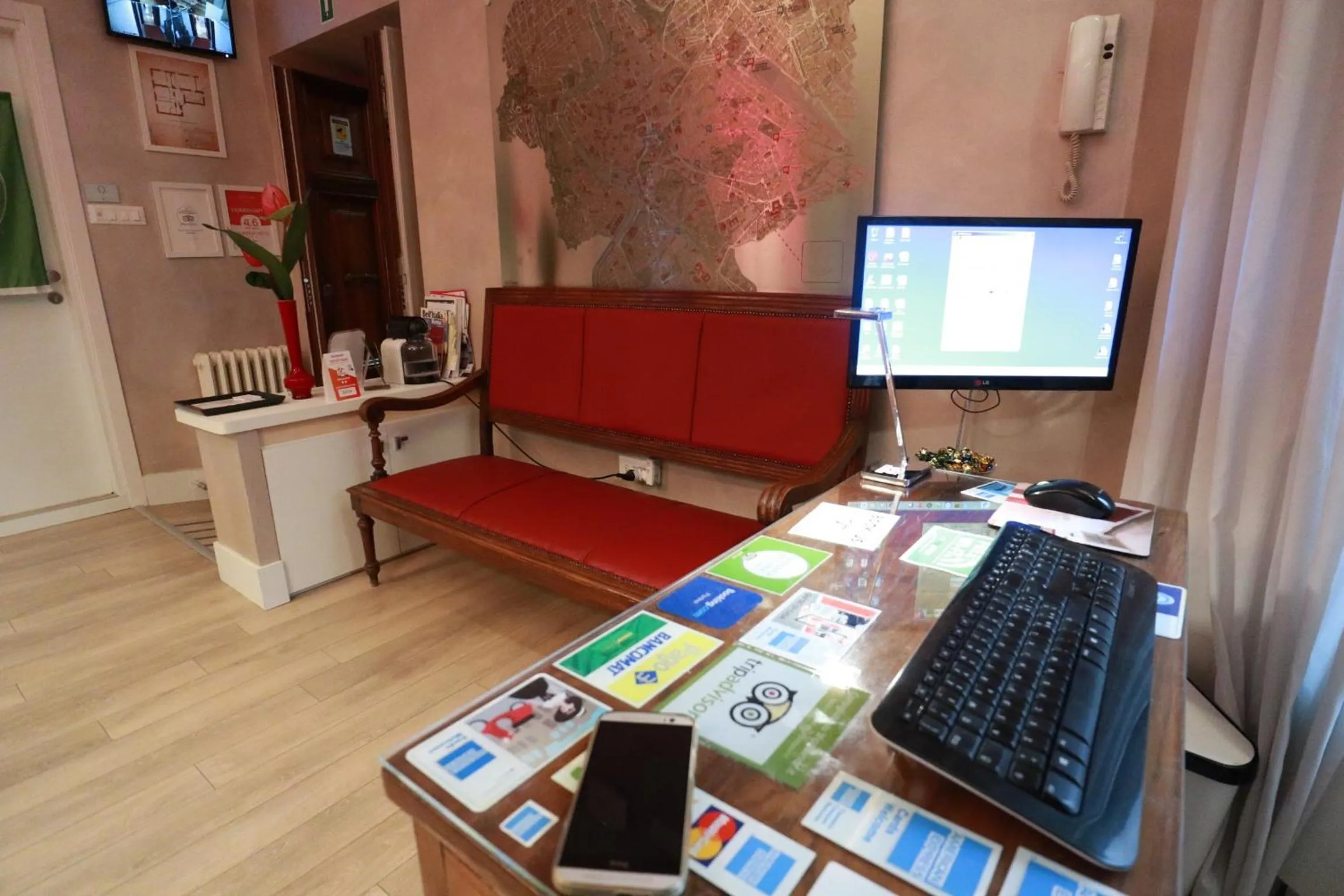 Lobby or reception in Tullia&Prisca Relais