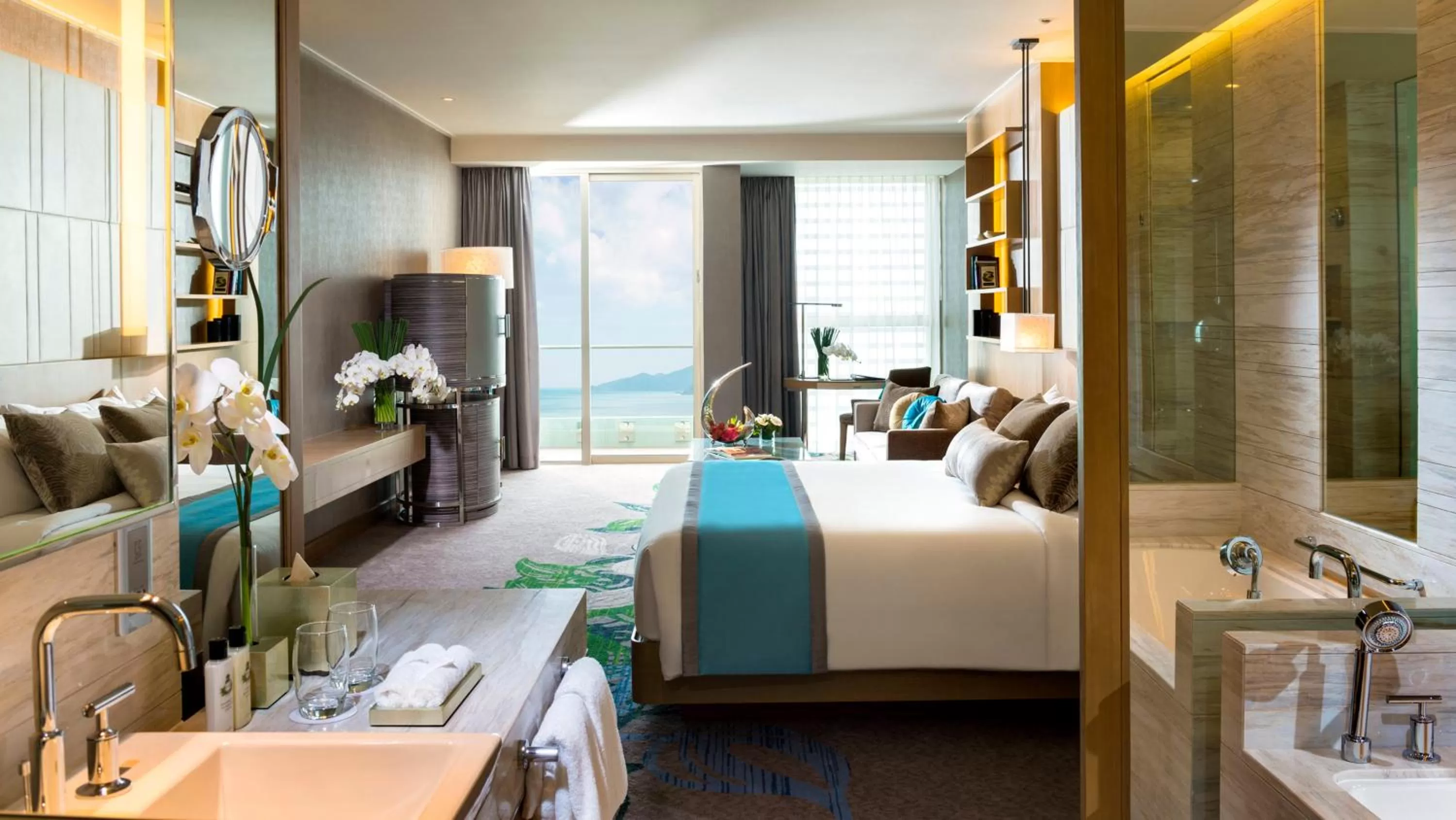 Photo of the whole room, Bed in InterContinental Nha Trang by IHG