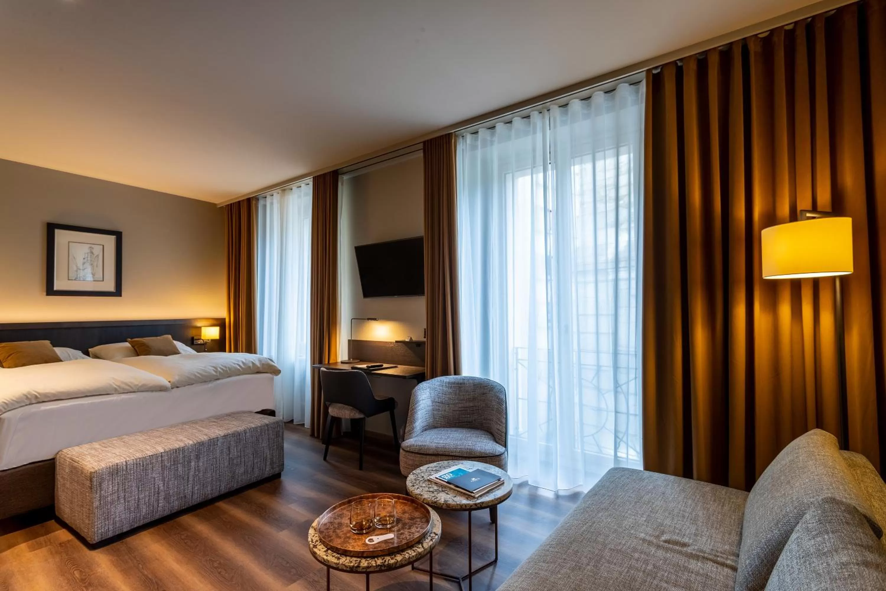 Bedroom, Bed in Art Boutique Hotel Monopol