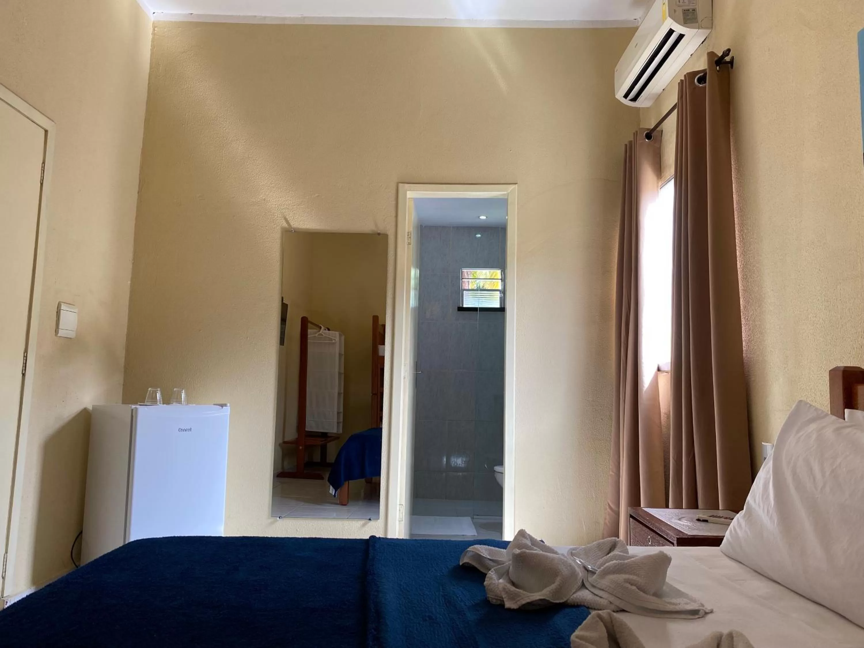 Bed in Refúgio Pousada Fortaleza