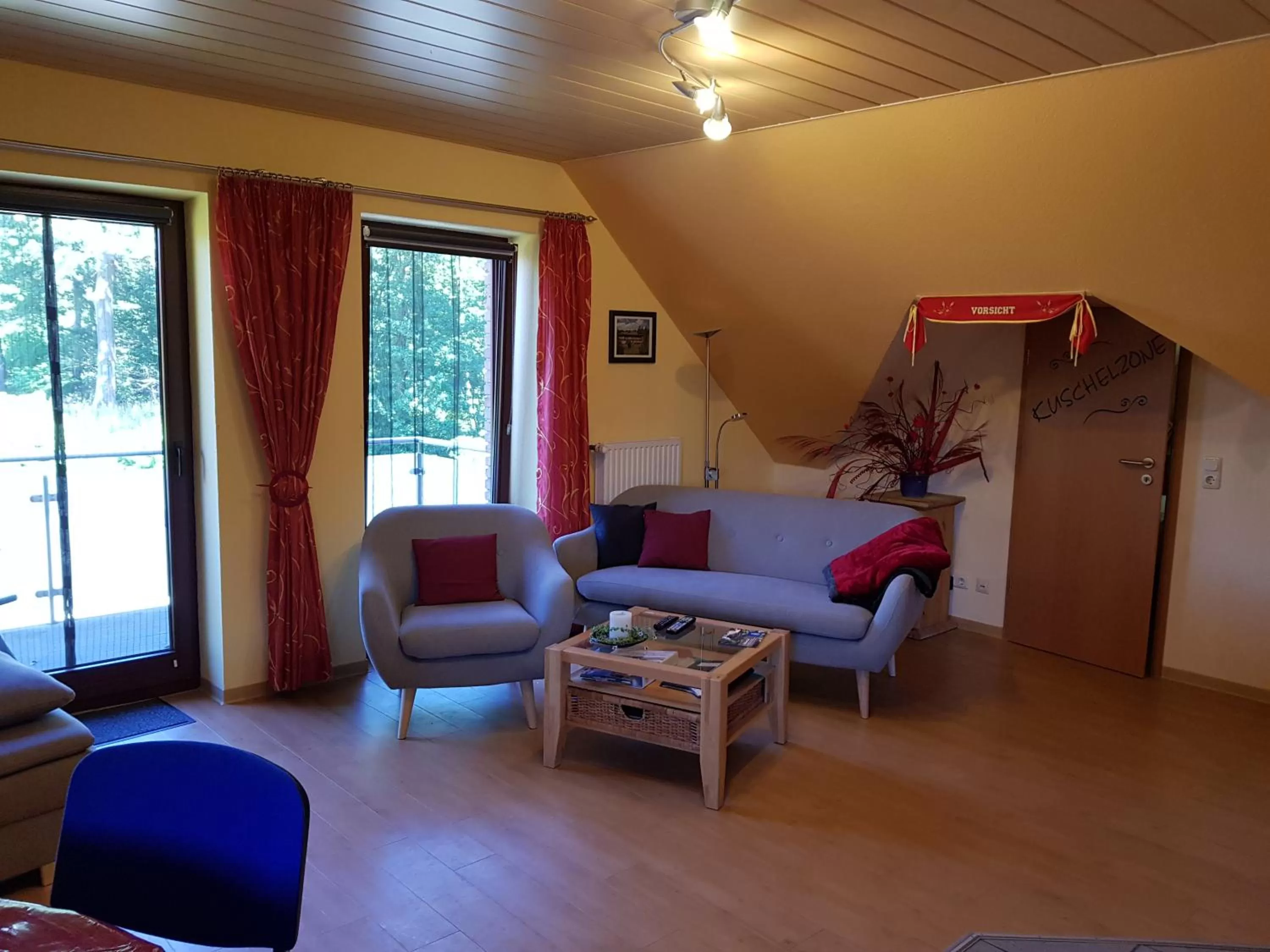 Living room, Seating Area in Ullas Gästehaus