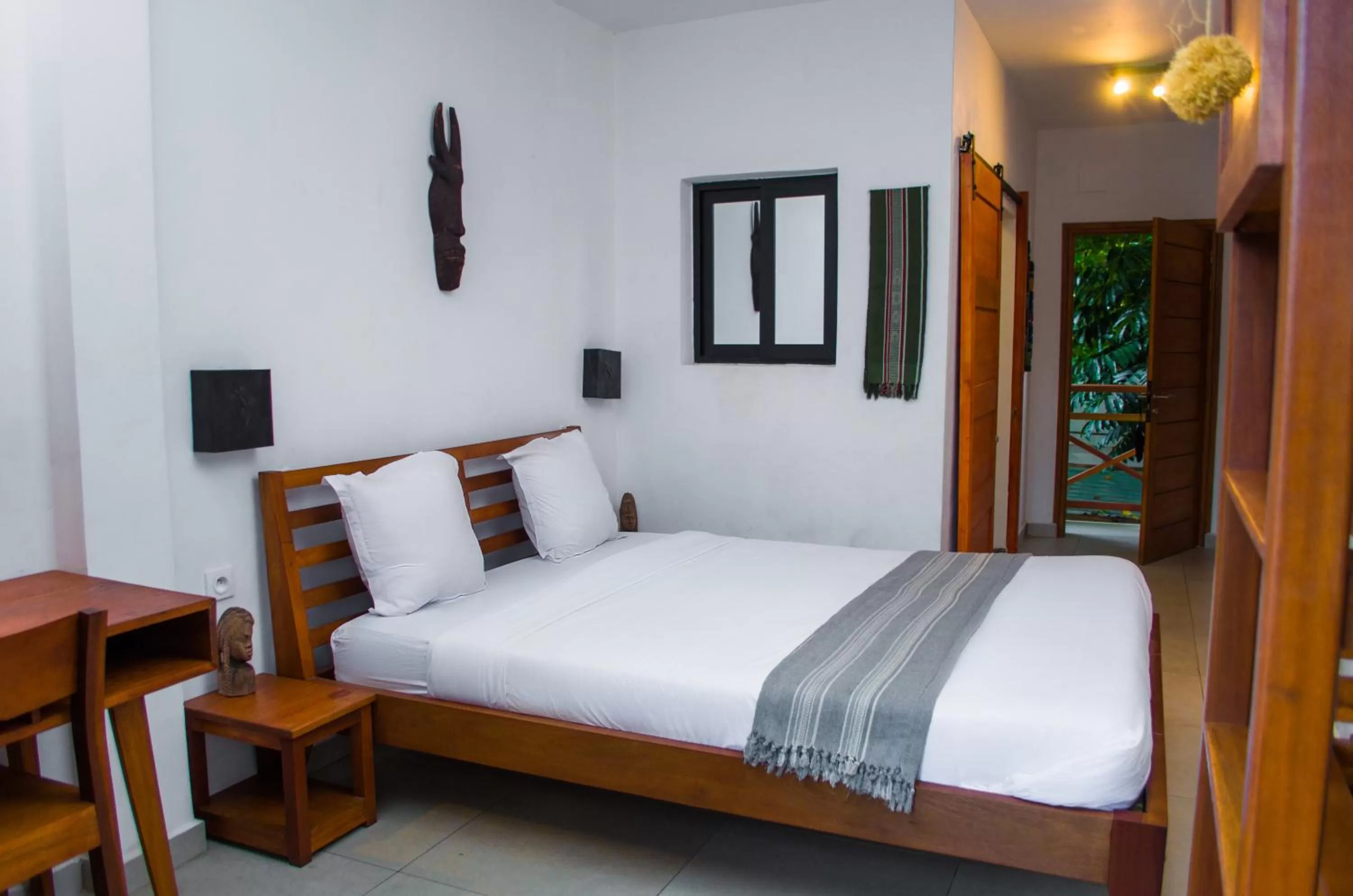 Bedroom, Bed in Ikopa Hôtel Madagascar