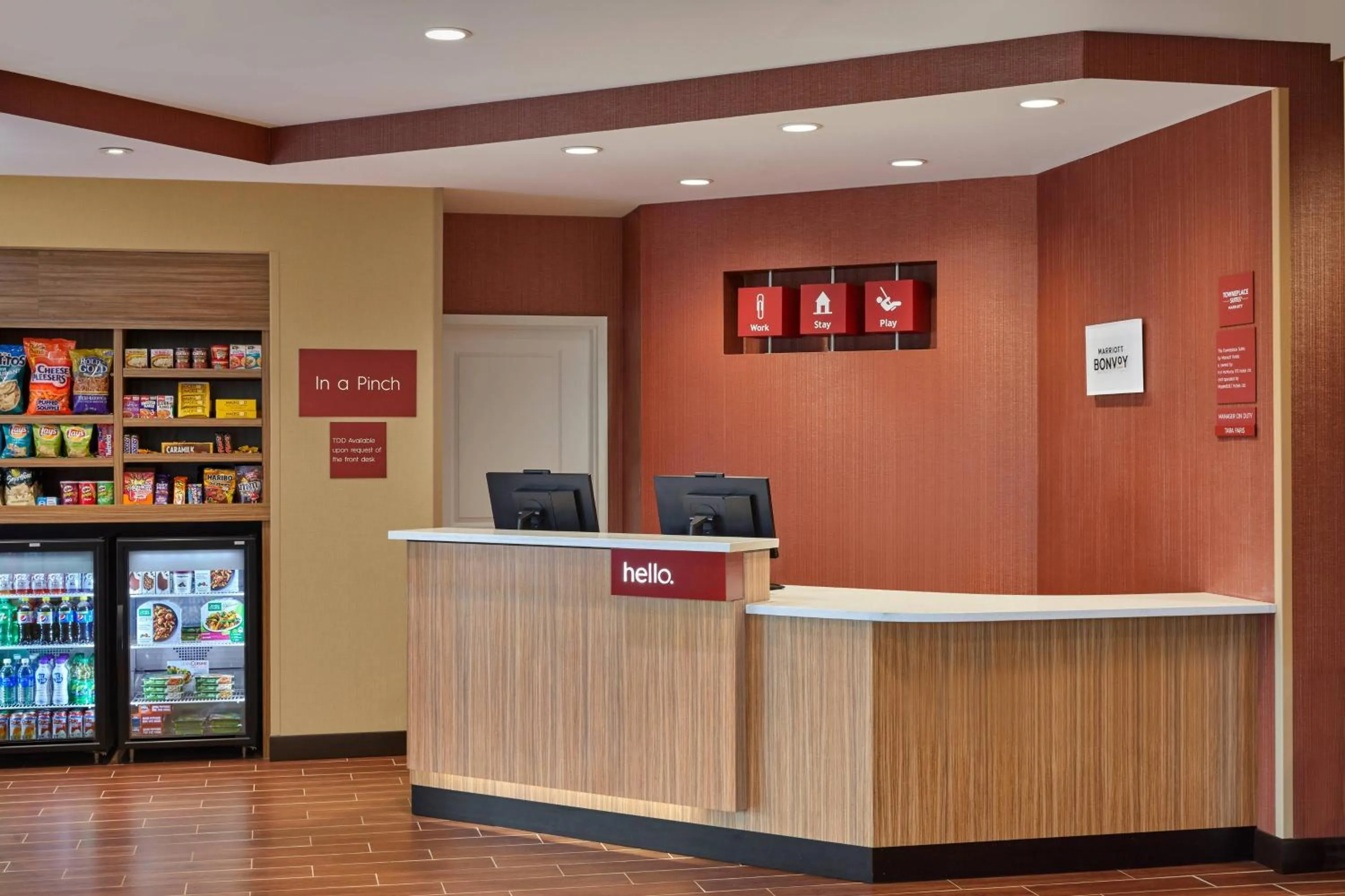 Lobby or reception in TownePlace Suites by Marriott Fort McMurray