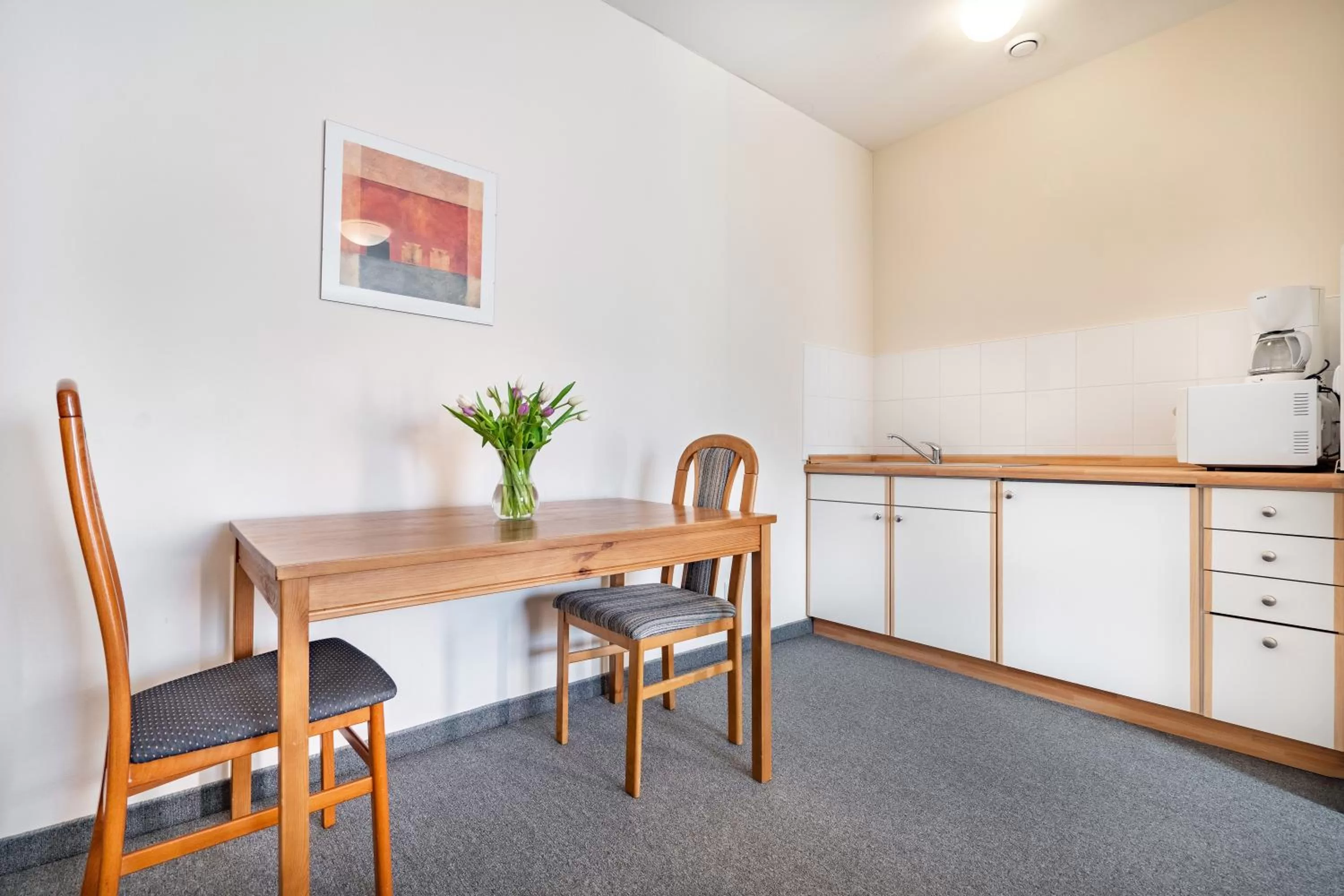 Kitchen or kitchenette, Dining Area in Apartma La Provence