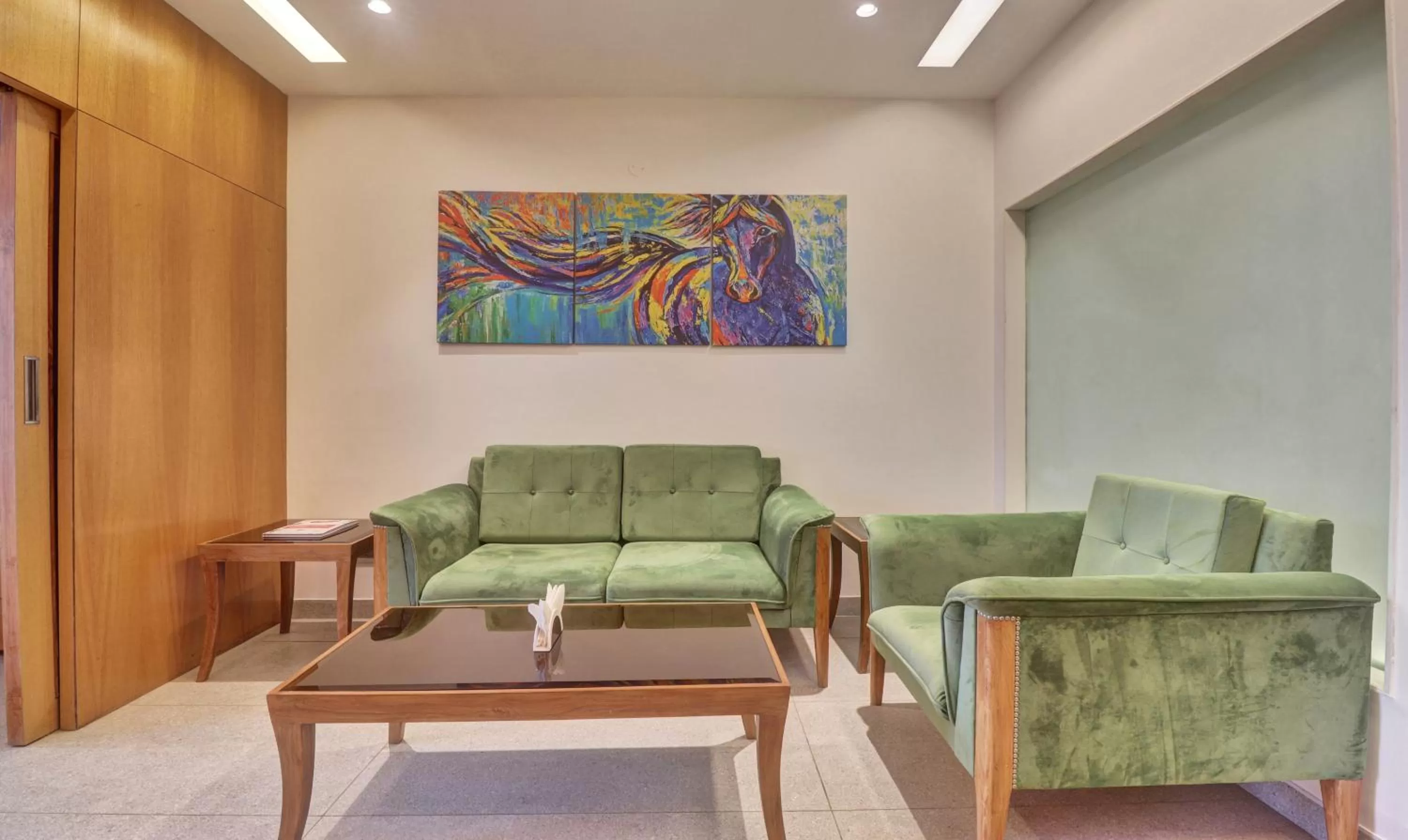 Seating Area in Treebo Tryst Tamarind