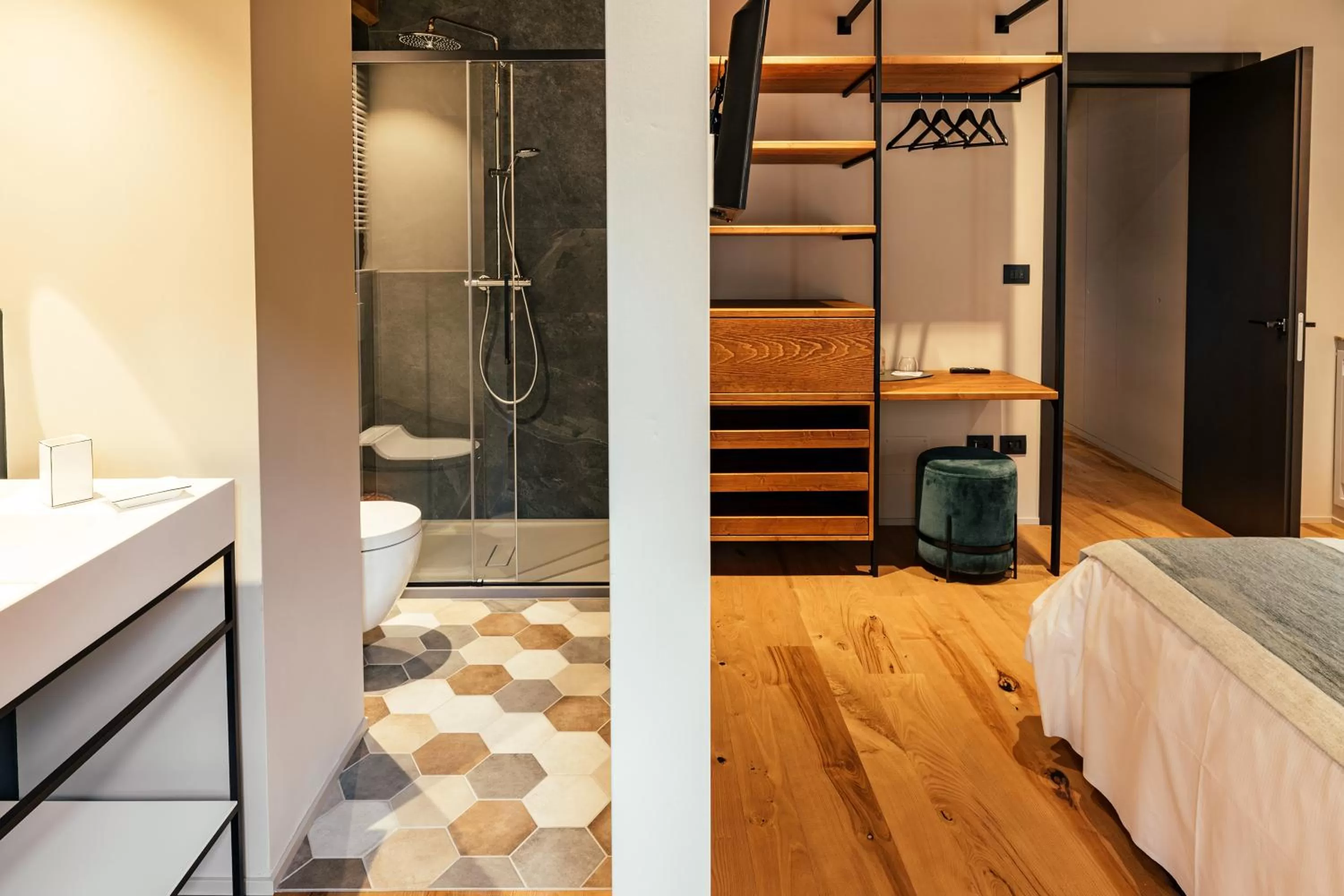 Bedroom, Bathroom in Casa del Vicario