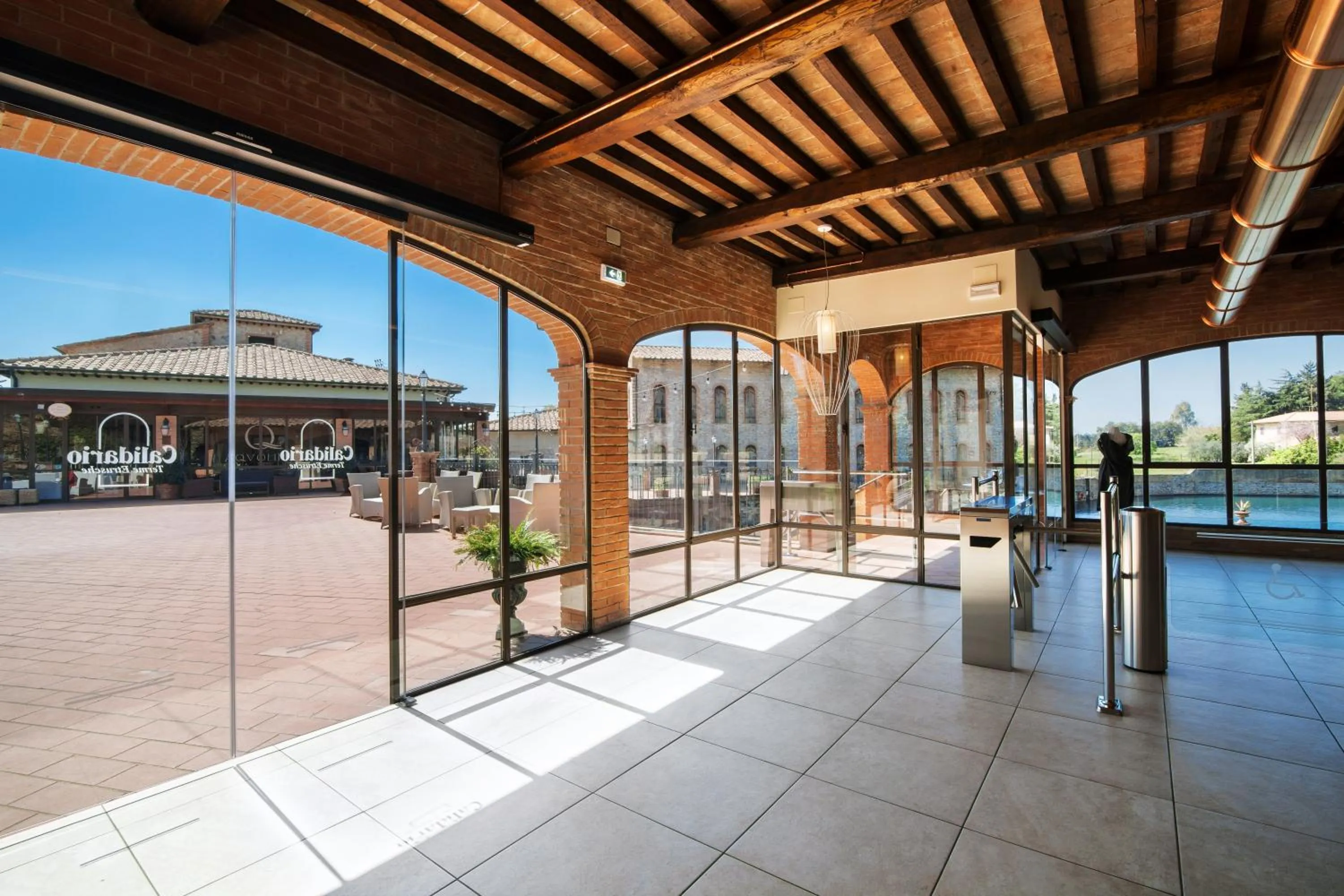 Lobby or reception in Calidario Terme Etrusche