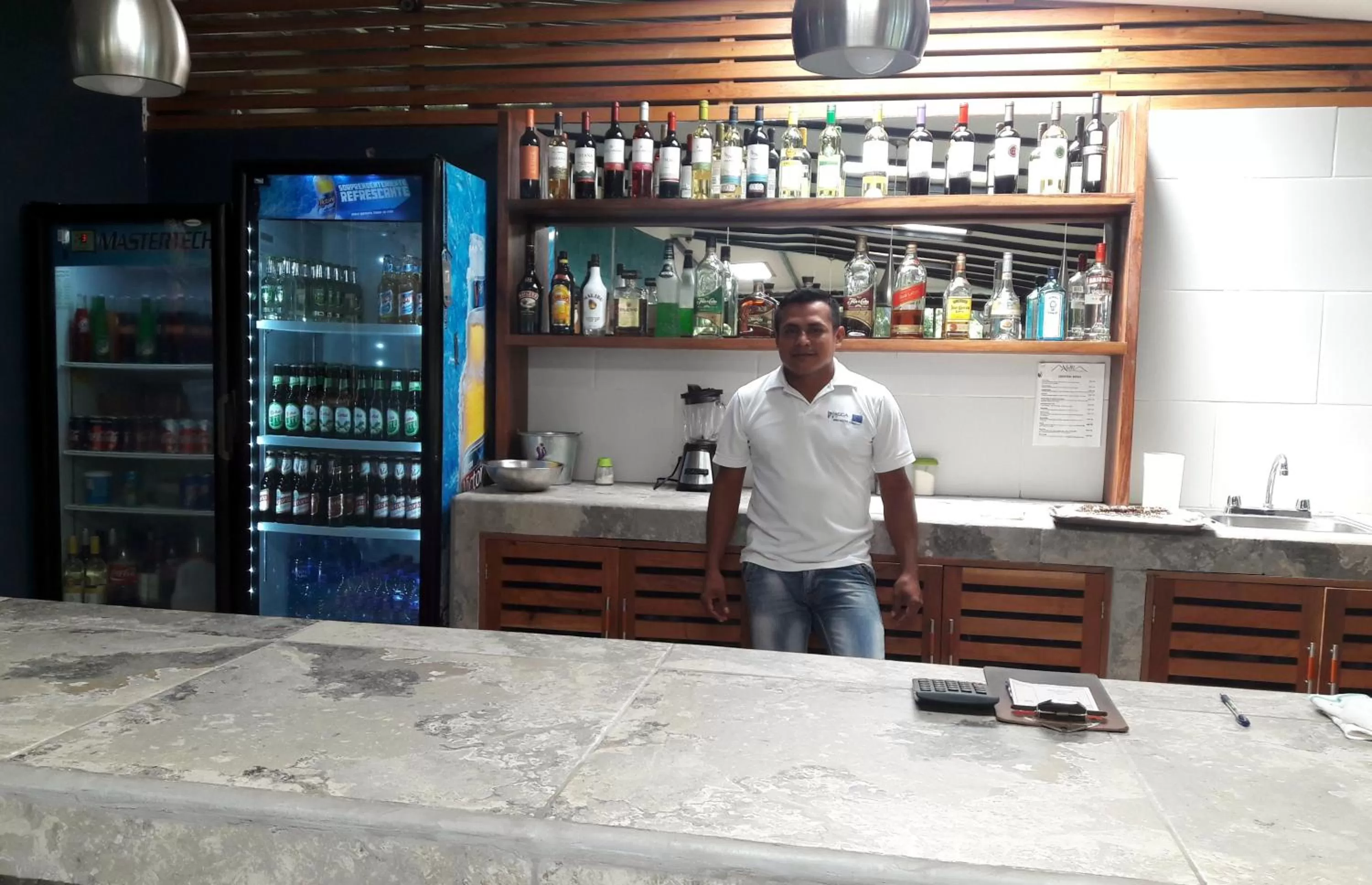 Staff in Xalli Beach Hotel