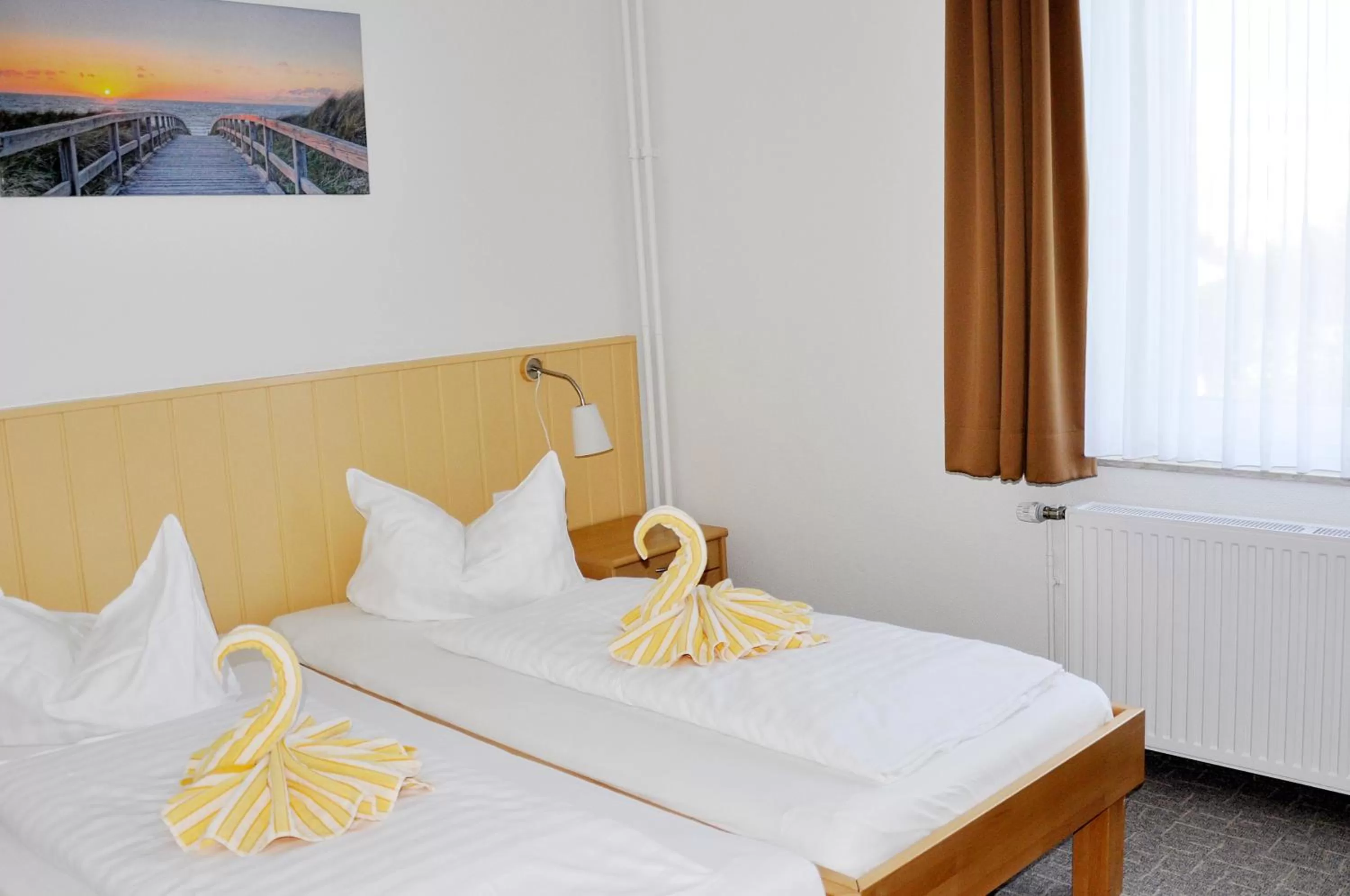 Decorative detail, Bed in Hotel Atlantik