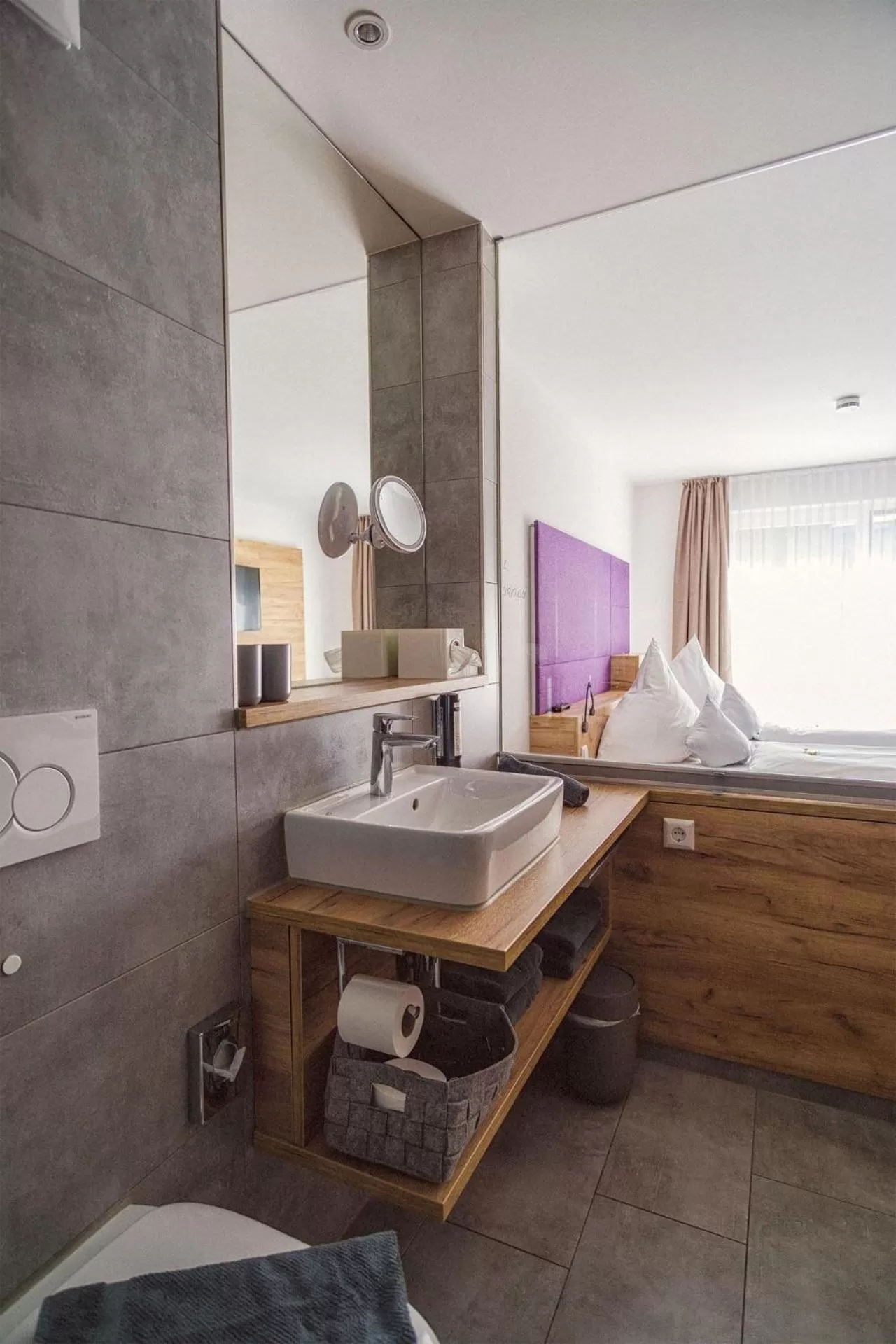 Bathroom in Hotel Restaurant Kochschule Rössle