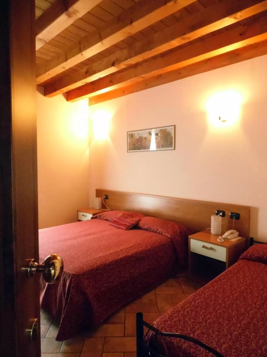 Bedroom, Bed in Hotel Agli Ulivi