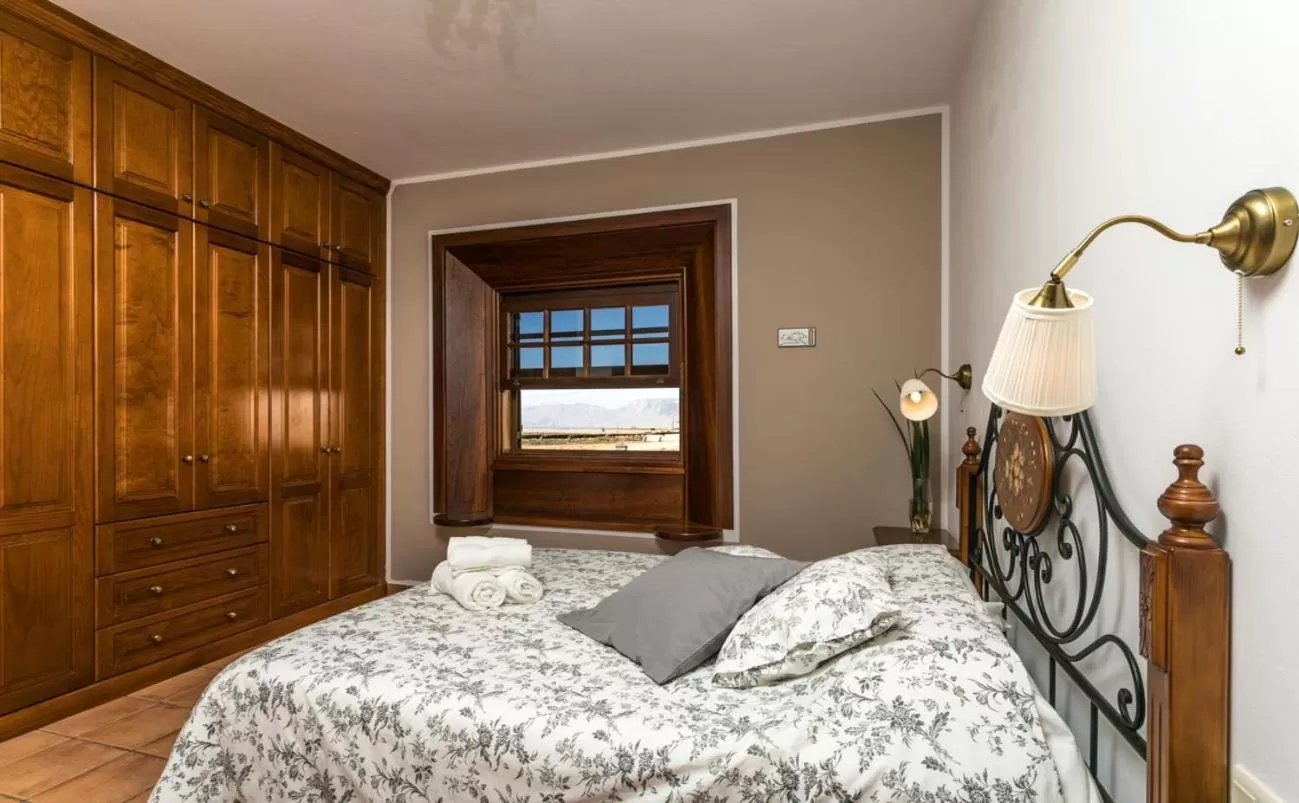 Bed in Villa El Jable Lanzarote