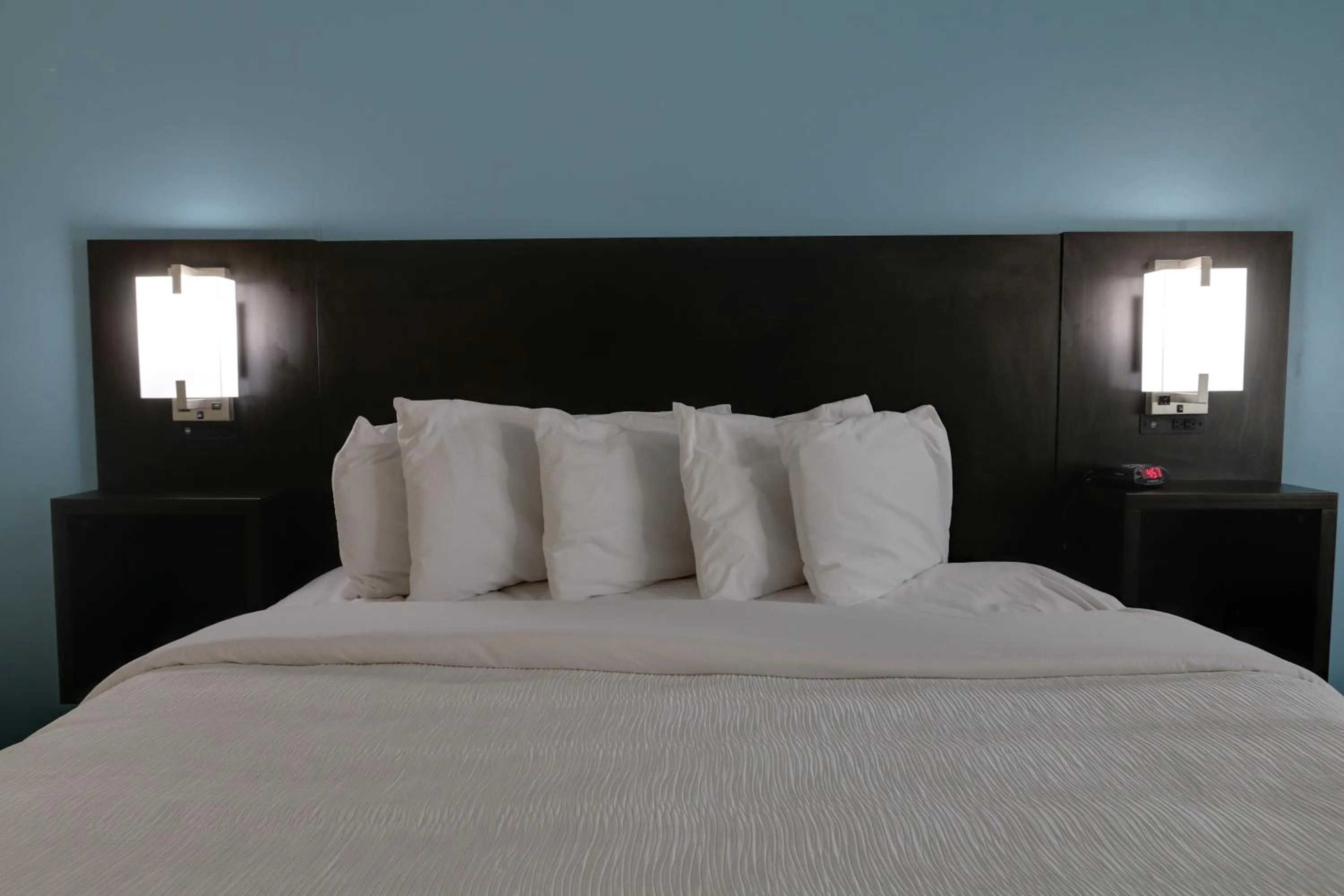 Bed in Travelodge by Wyndham Calhoun South I-75