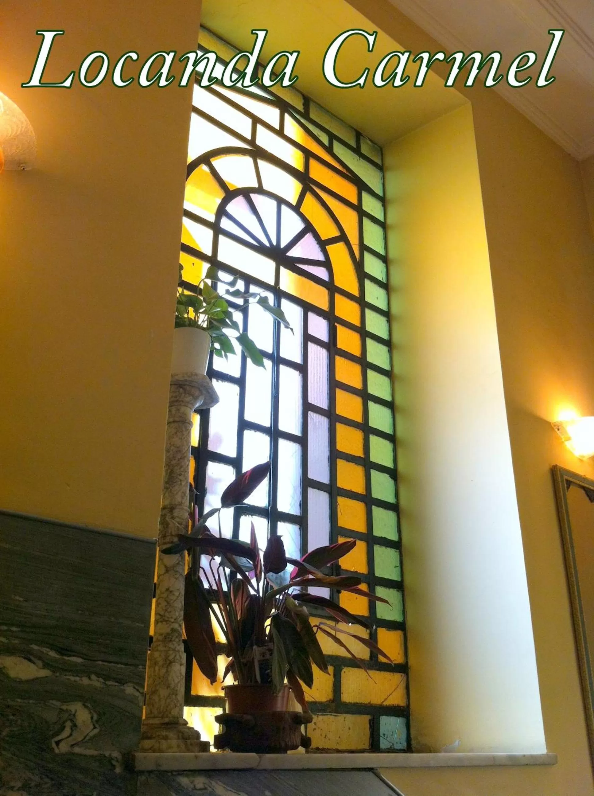 Decorative detail in Hotel Carmel