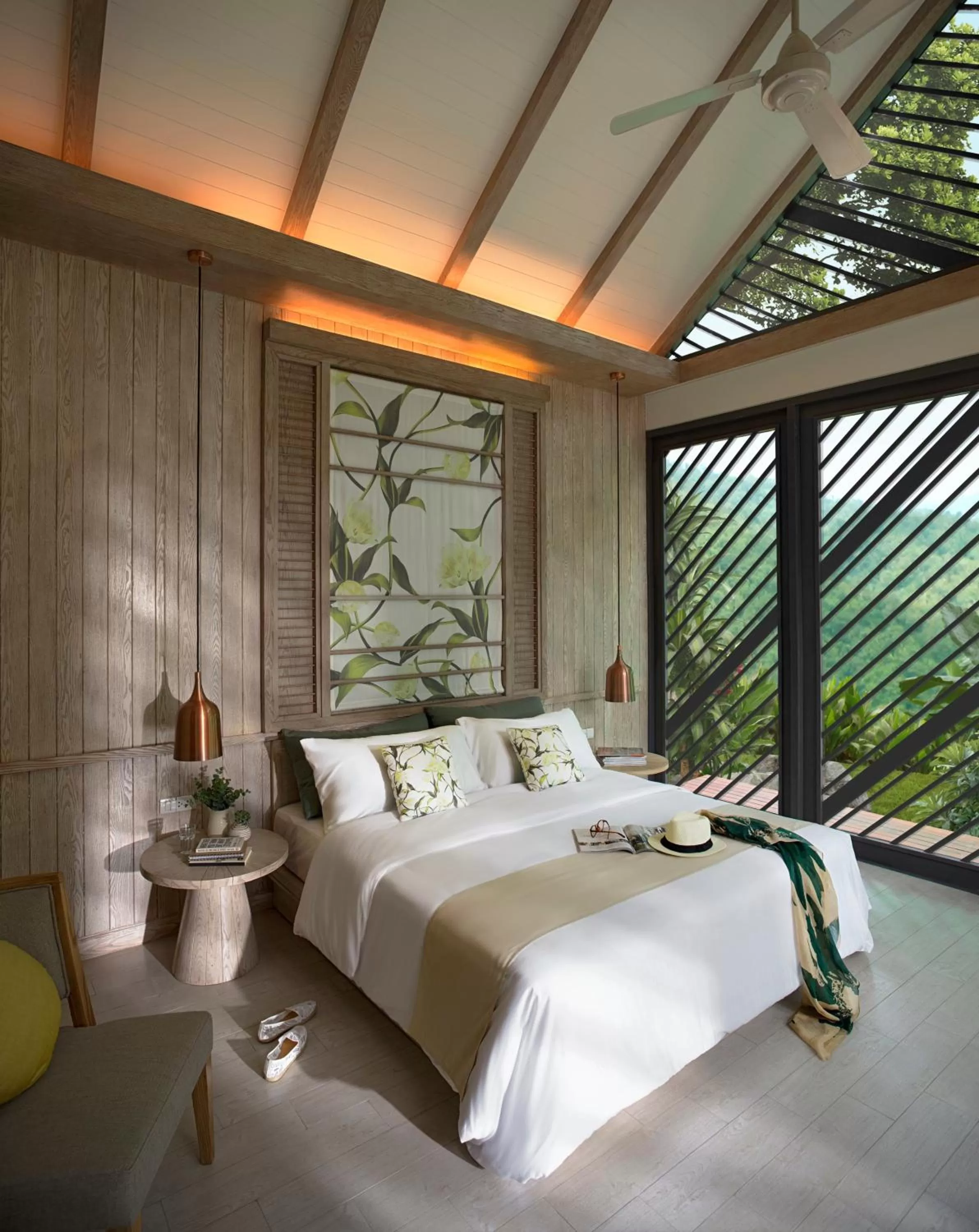 Bed in Flora Creek Chiang Mai