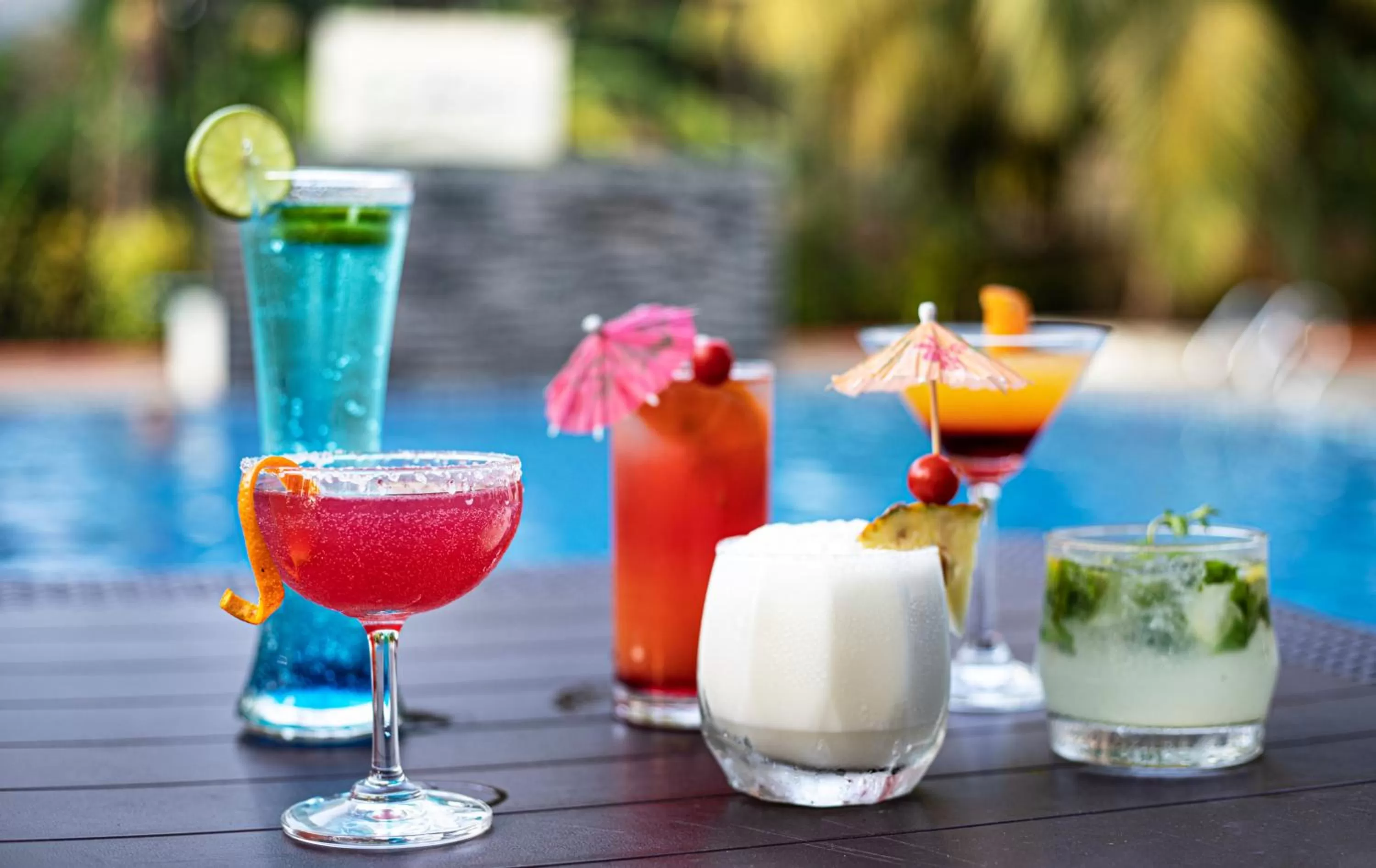 Drinks in Wild Berry Resort Agonda