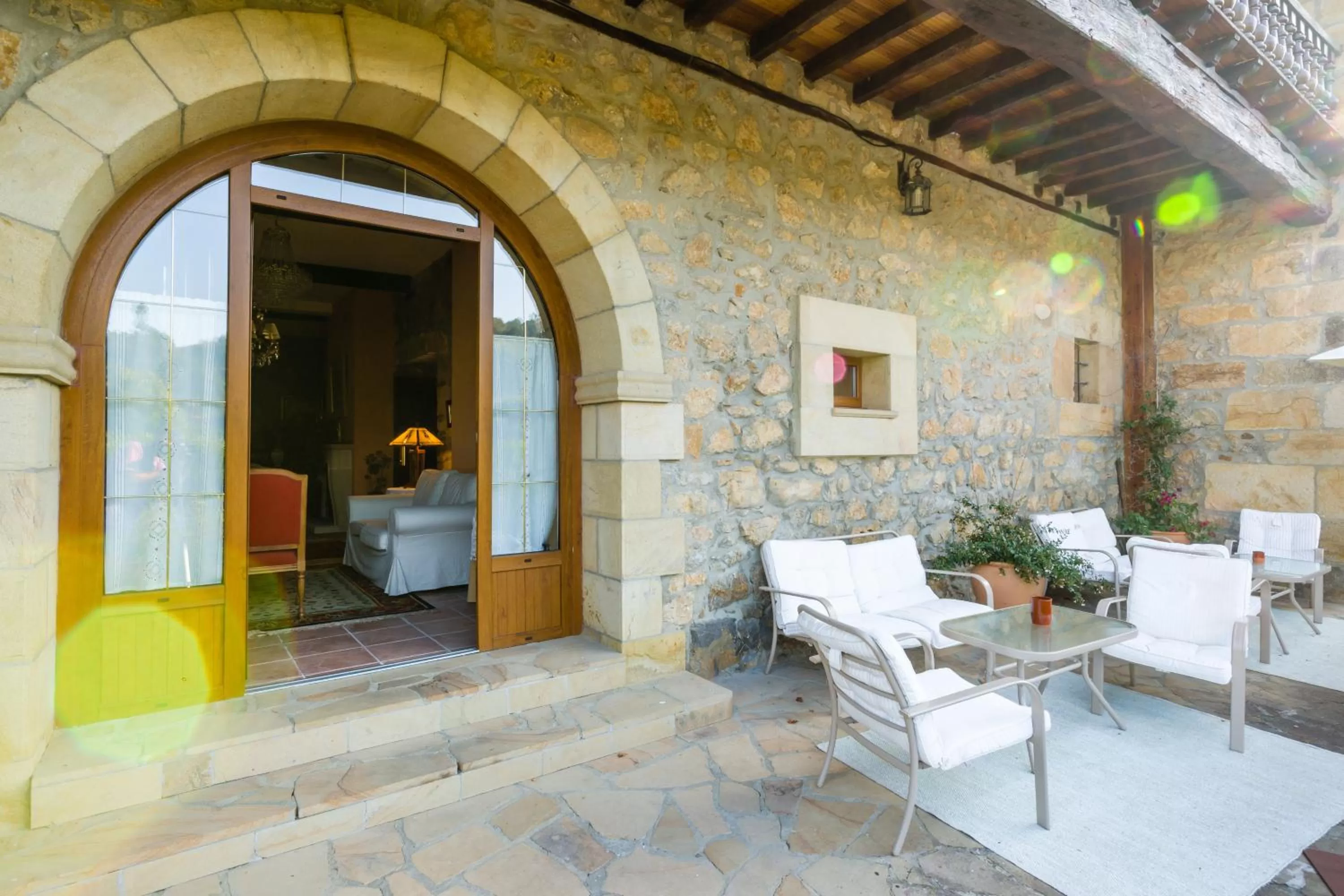 Garden in Hotel Palacio Garcia Quijano