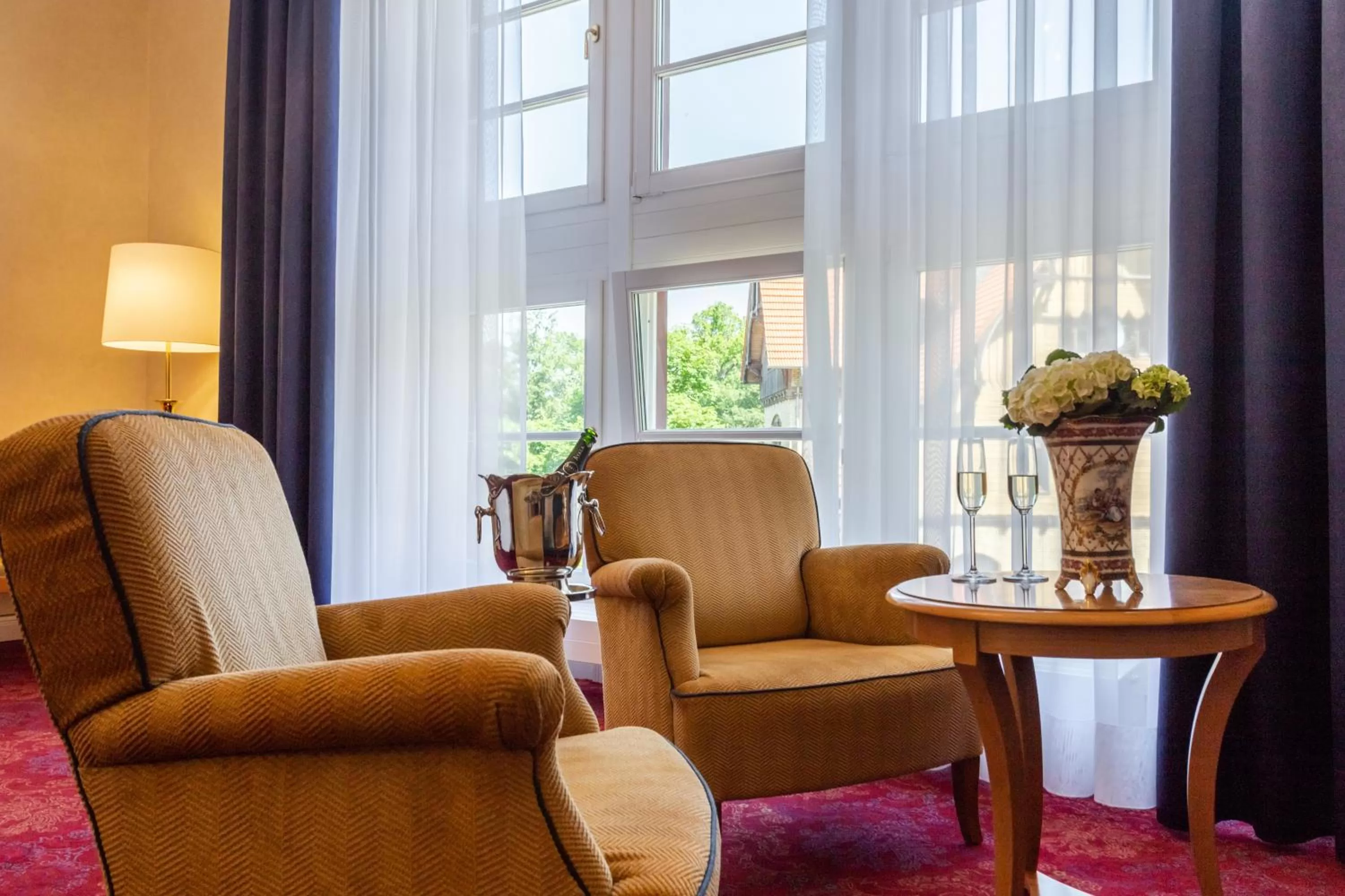 Decorative detail in Hotel Erbprinzenpalais