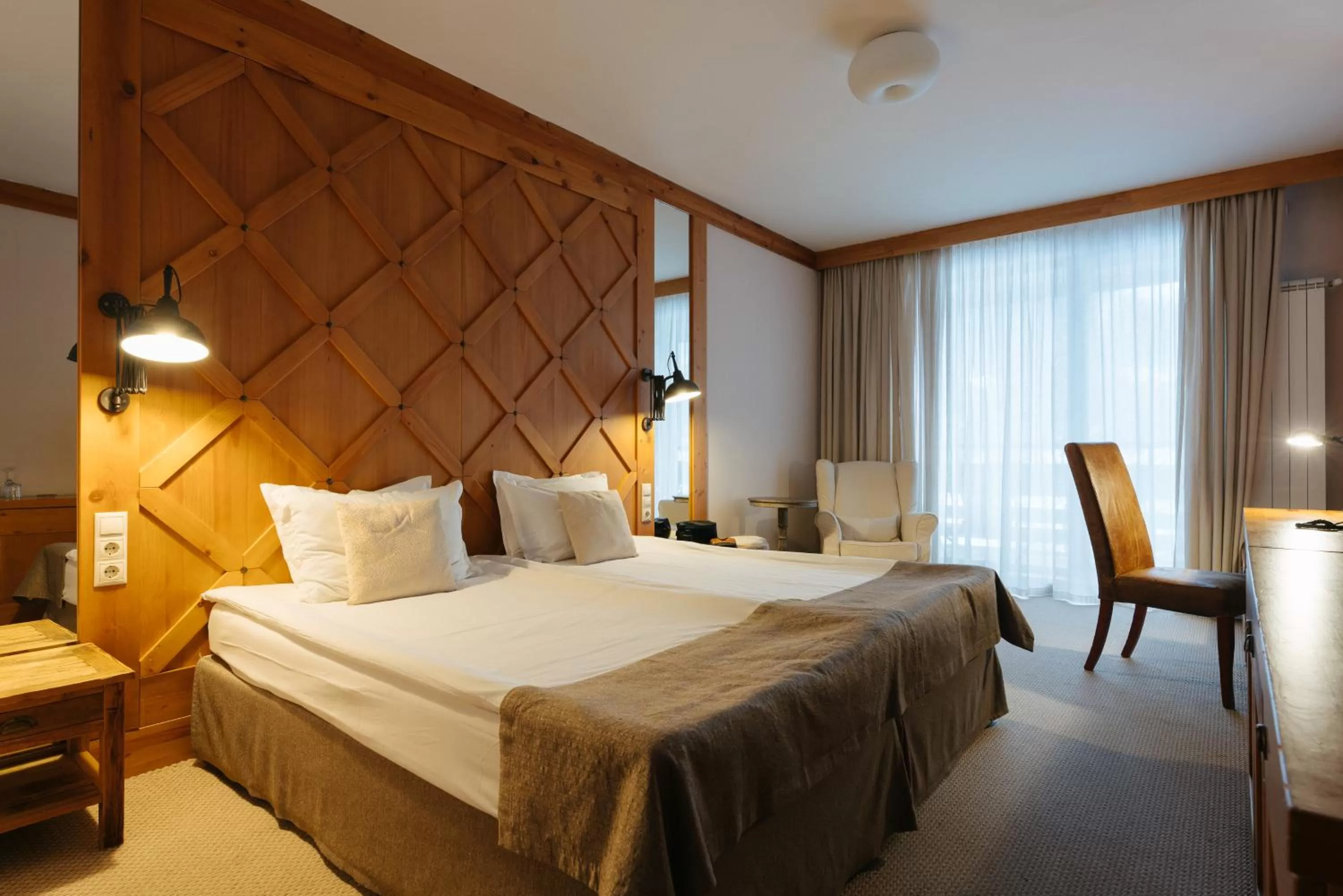 Balcony/Terrace, Bed in Green Life Bansko