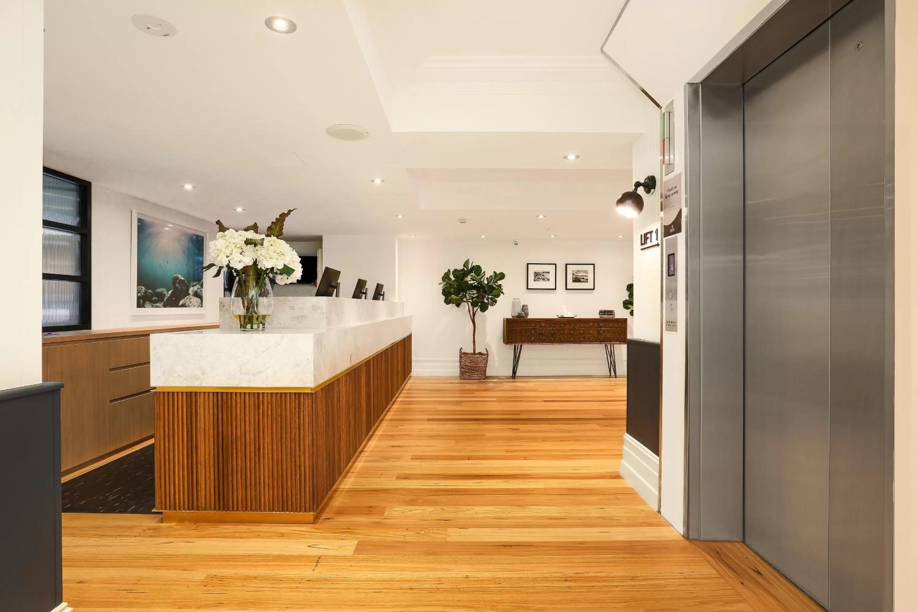 Lobby or reception in Coogee Bay Boutique Hotel