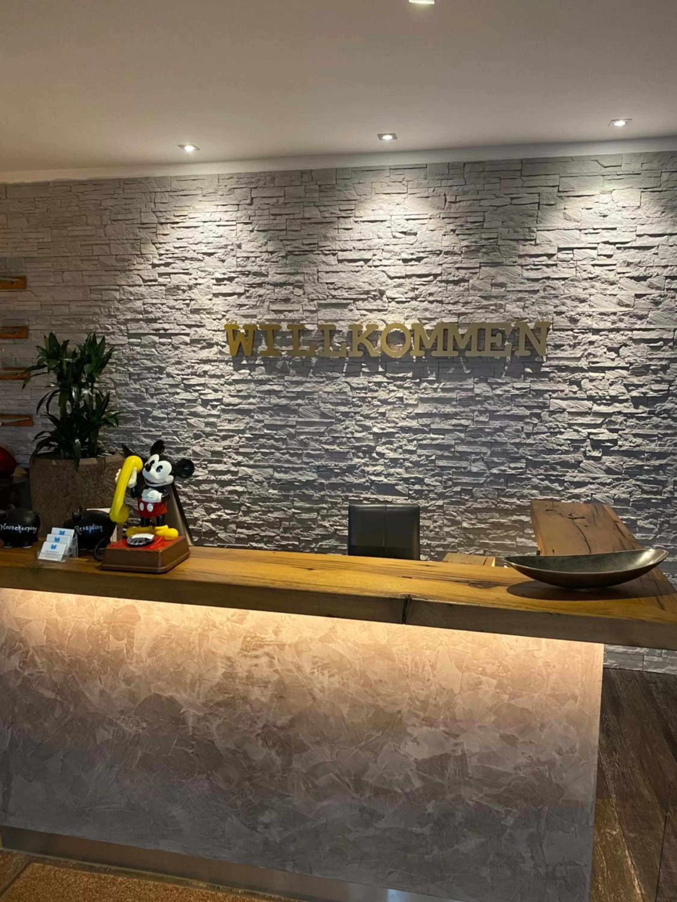 Lobby or reception in Hotel Alte Redaktion