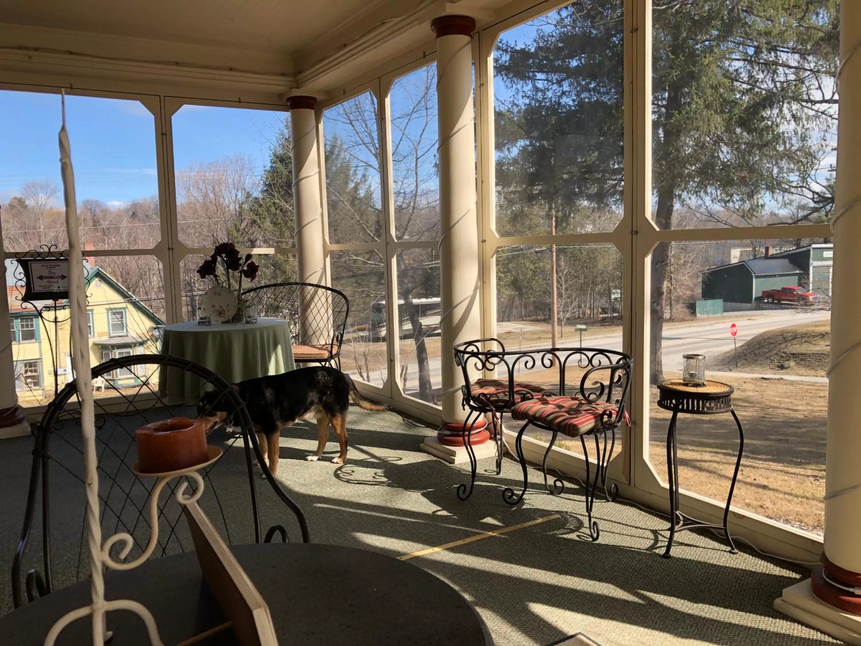 Patio in Guilford Bed and Breakfast