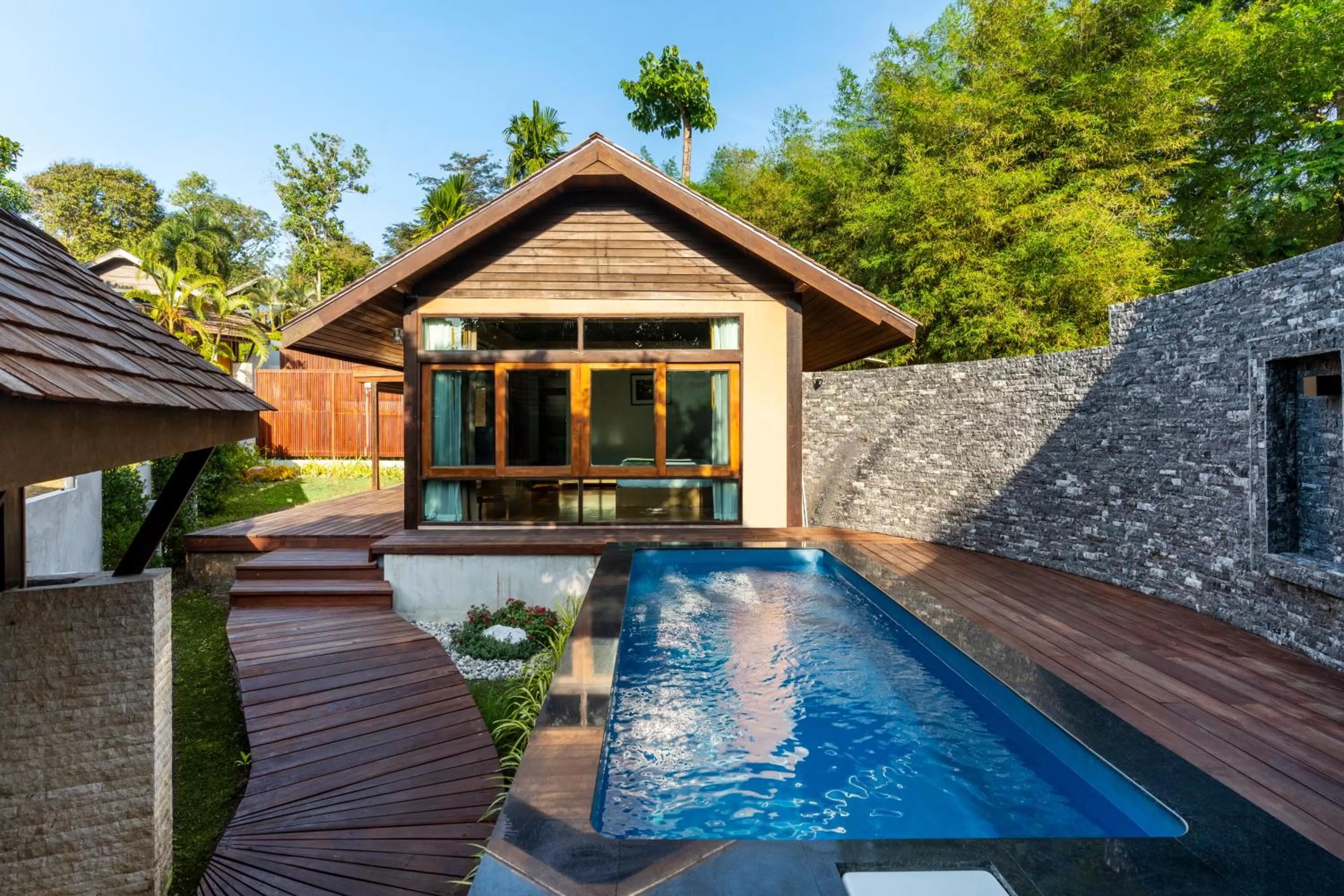 Balcony/Terrace in The Beach Natural Resort Koh Kood
