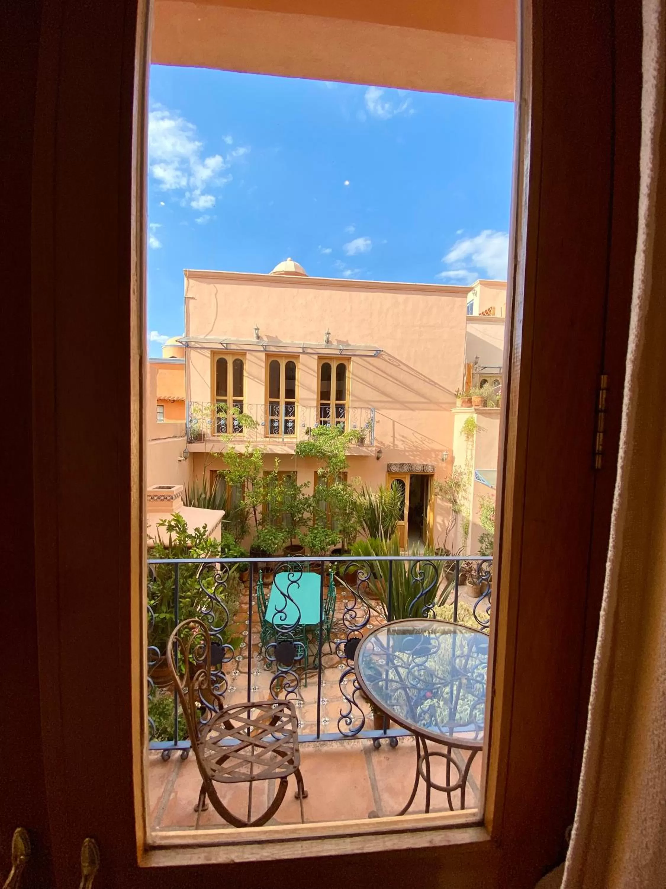 Patio, Pool View in Hotel Tierra de Sol y Luna