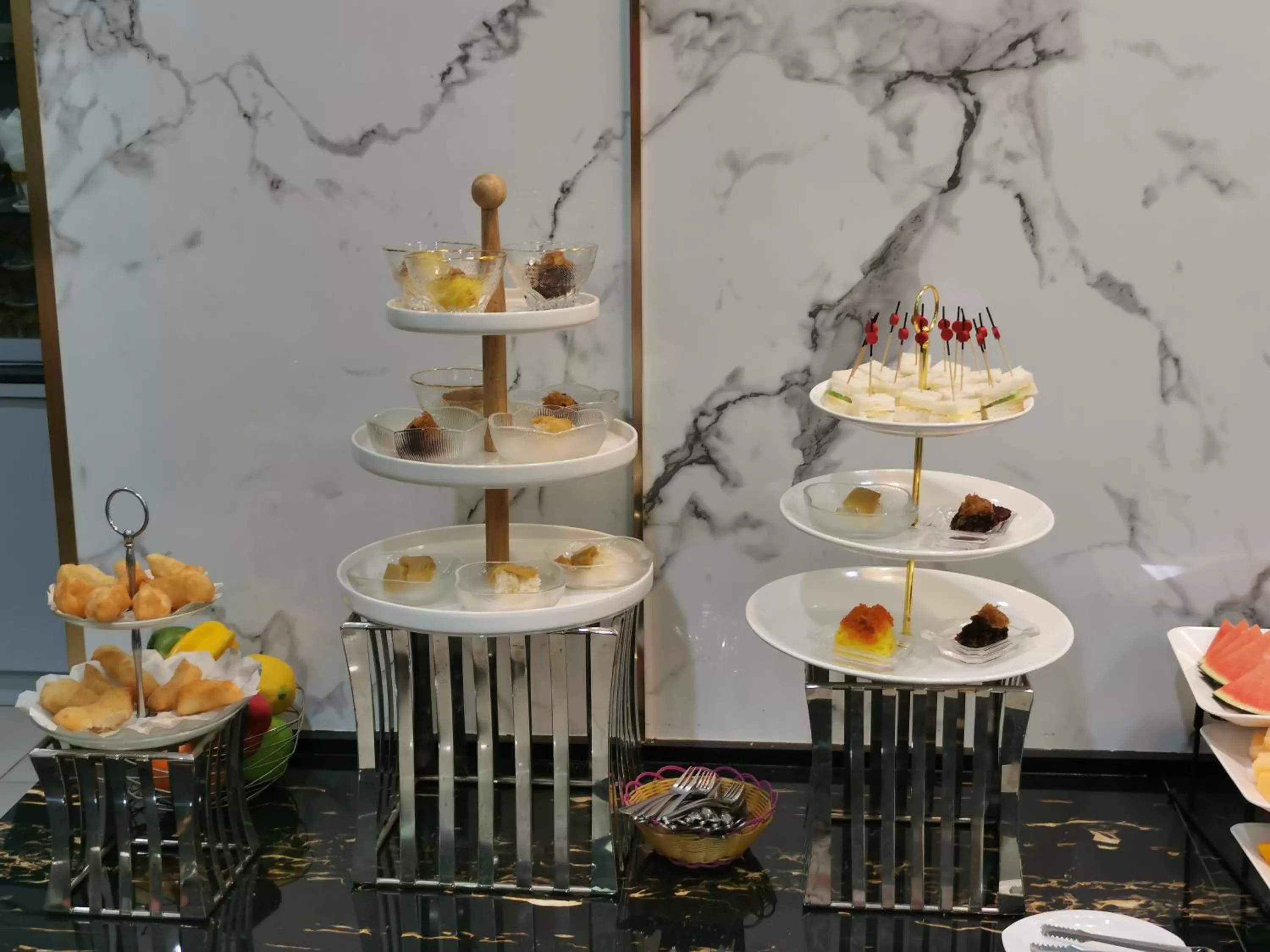 Buffet breakfast in Morakot Twin Chumphon