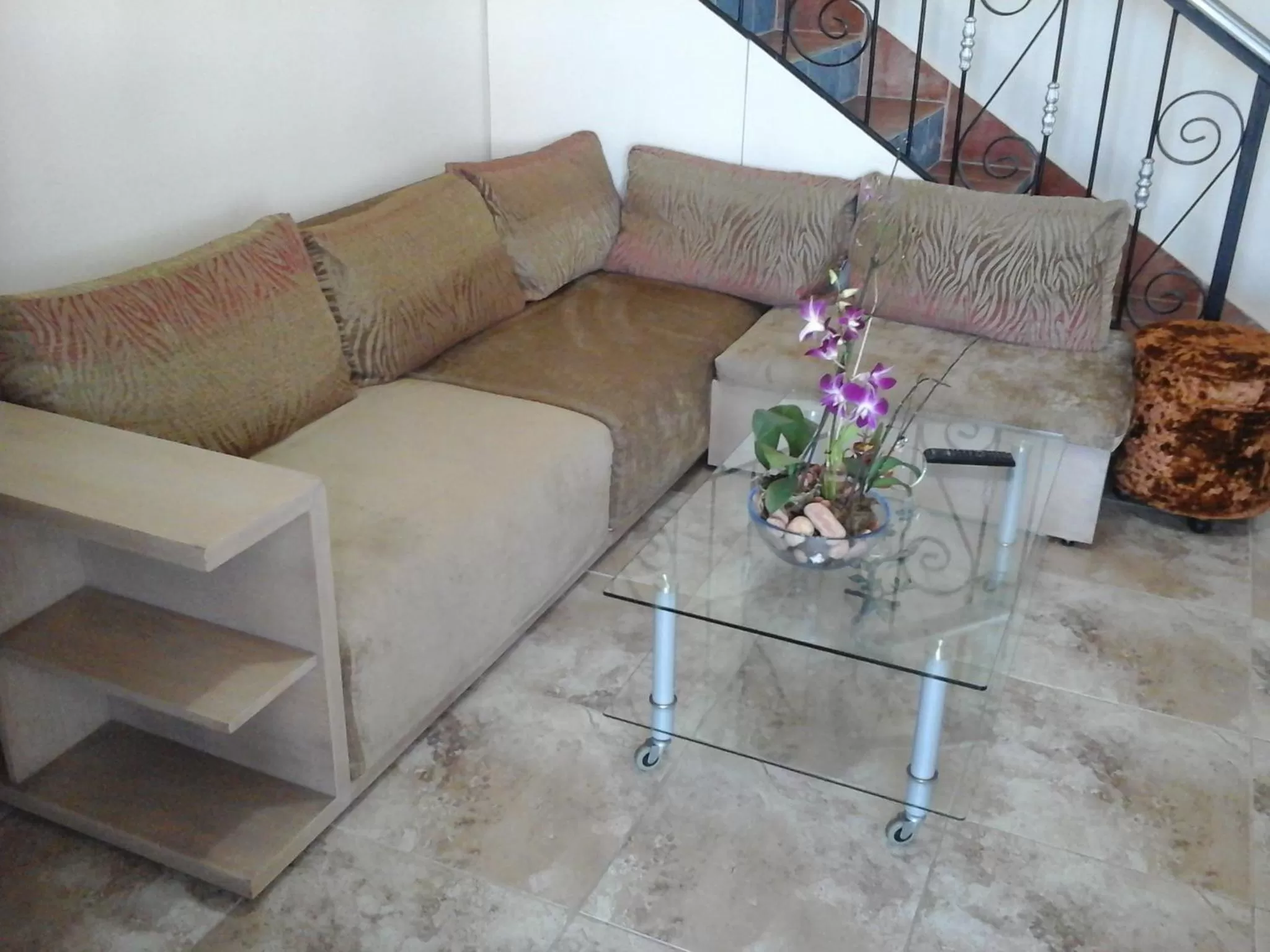 Communal lounge/ TV room in Nely y Pietro share apartment