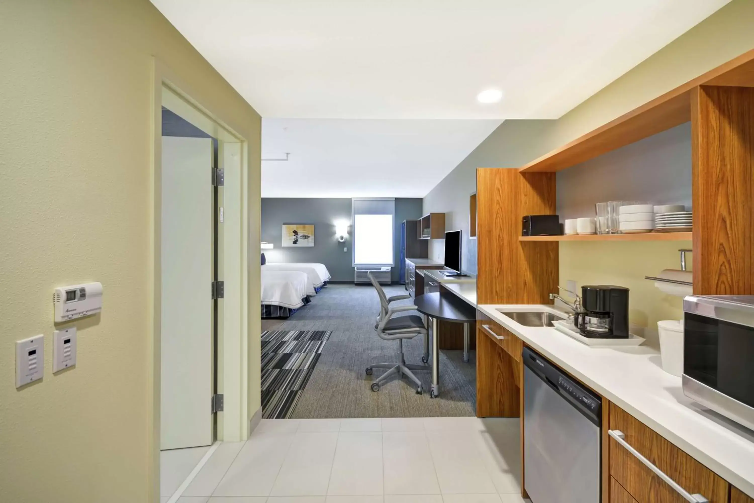 Studio Suite with Two Queen Beds - Hearing Access/Non-Smoking in Home2 Suites By Hilton Minneapolis-Eden Prairie Studio Suite with Two Queen Beds - Hearing Access/Non-Smoking in Home2 Suites By Hilton Minneapolis-Eden Prairie