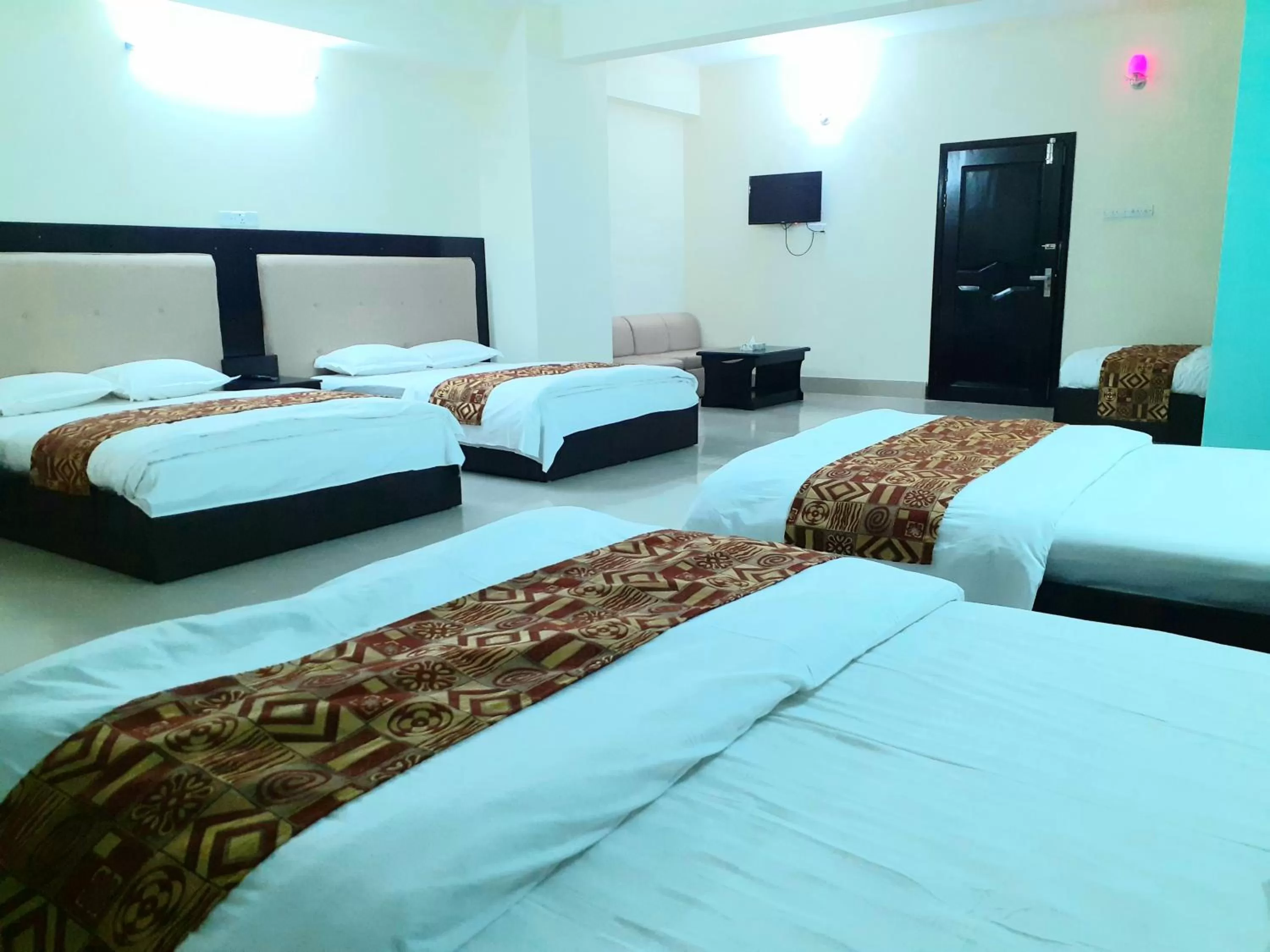 Bed in Grand Surma Hotel