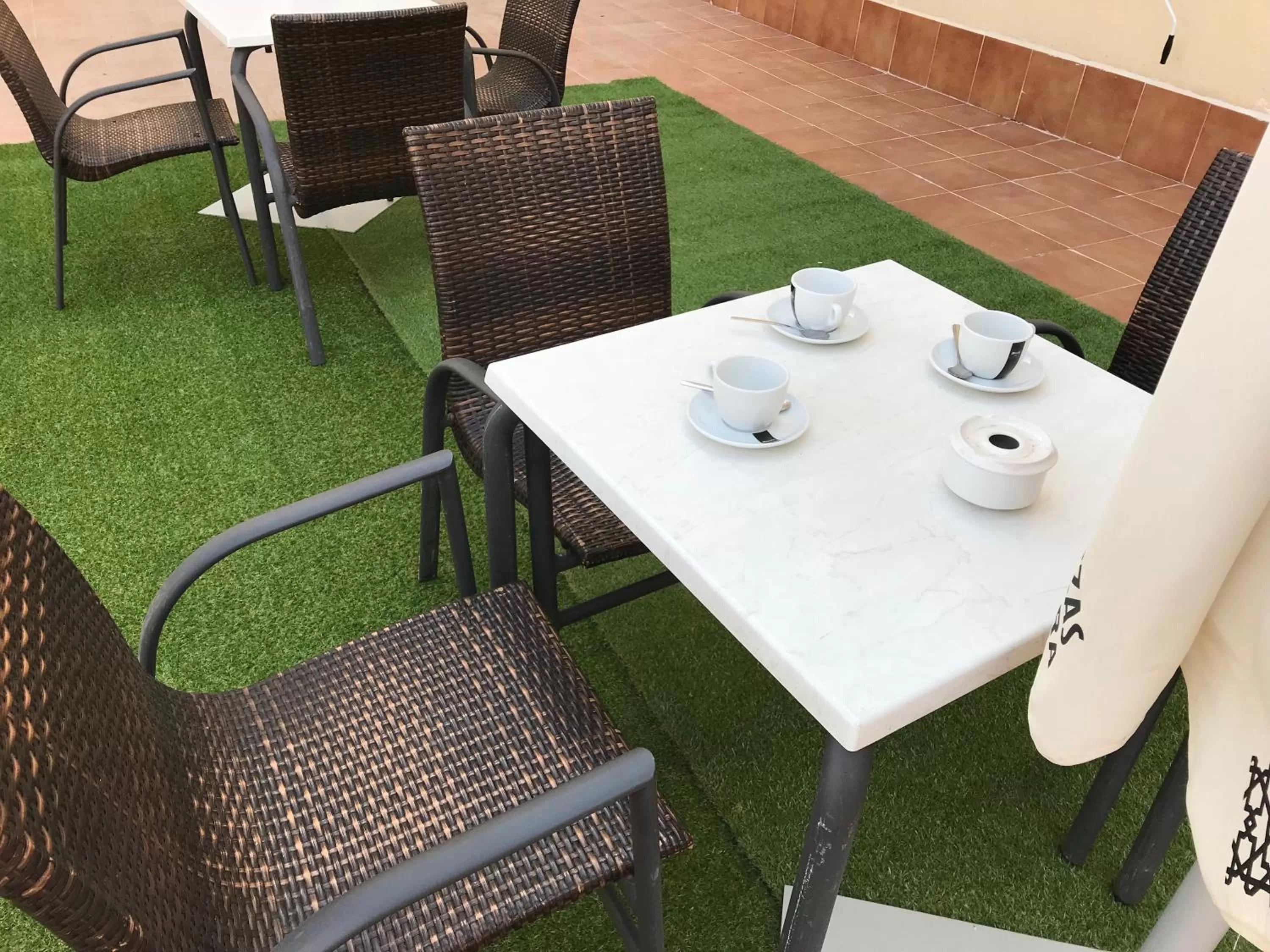 Patio in Hotel Puerta de Ocaña