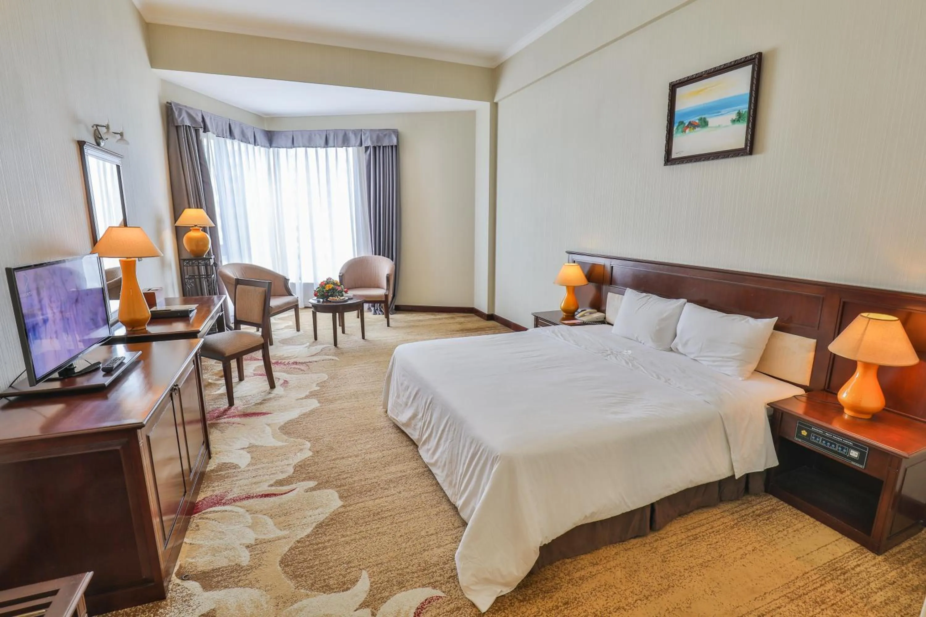 Bed in Saigon Quy Nhon Hotel