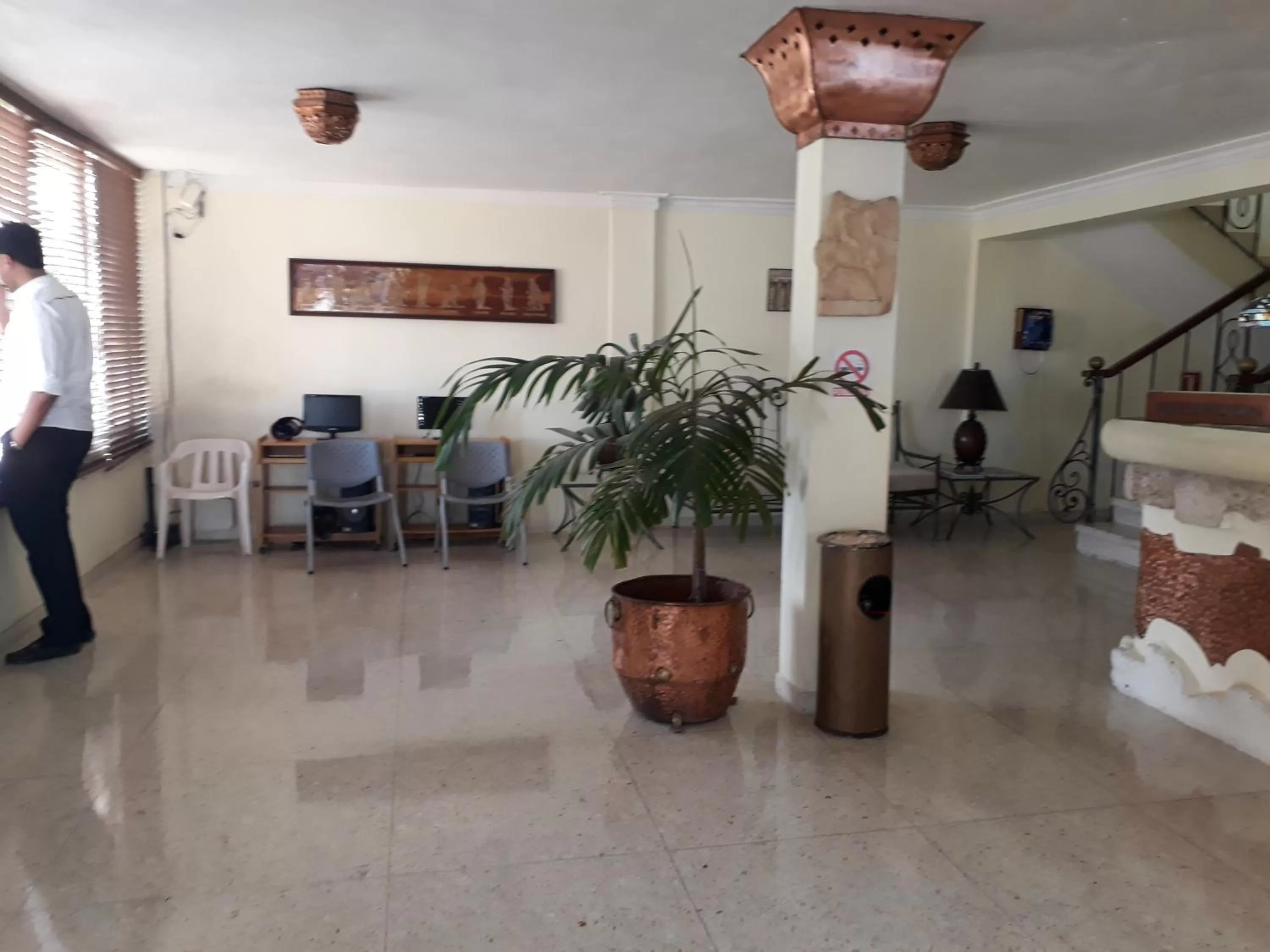 Lobby/Reception in Hotel Olimpo