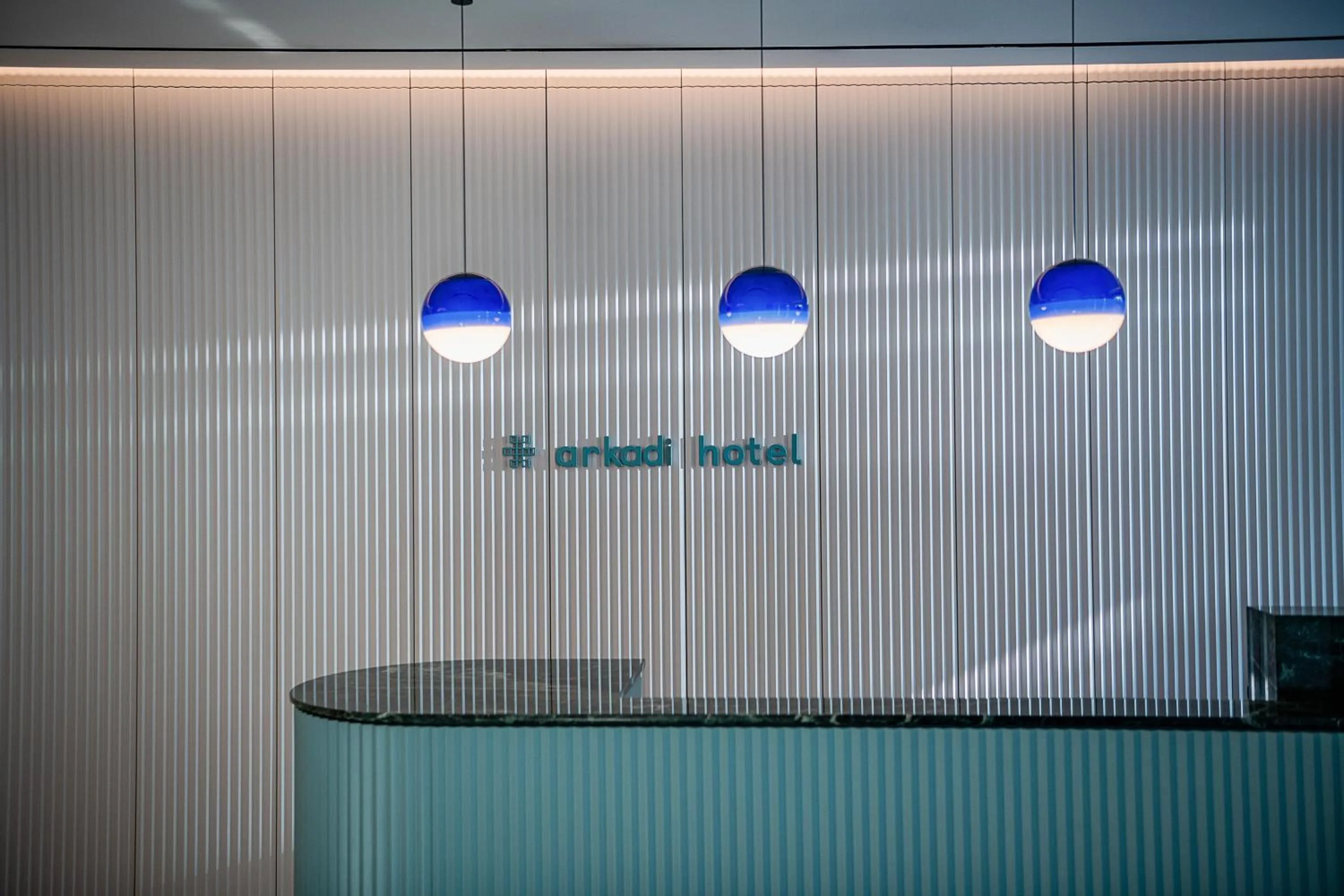Lobby or reception in Arkadi Hotel