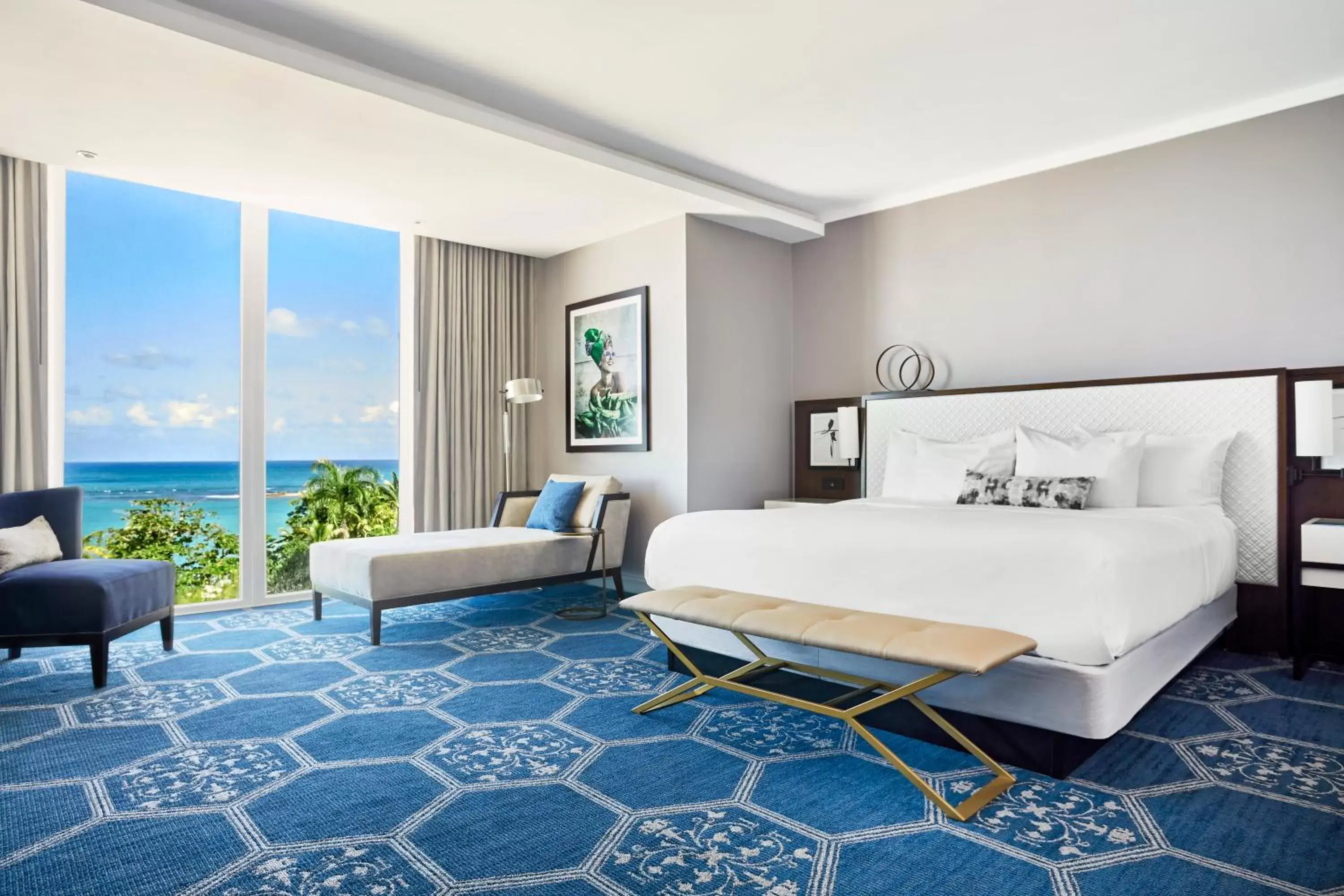 One-Bedroom King Suite with Ocean View and Sofa Bed in Fairmont El San Juan Hotel One-Bedroom King Suite with Ocean View and Sofa Bed in Fairmont El San Juan Hotel