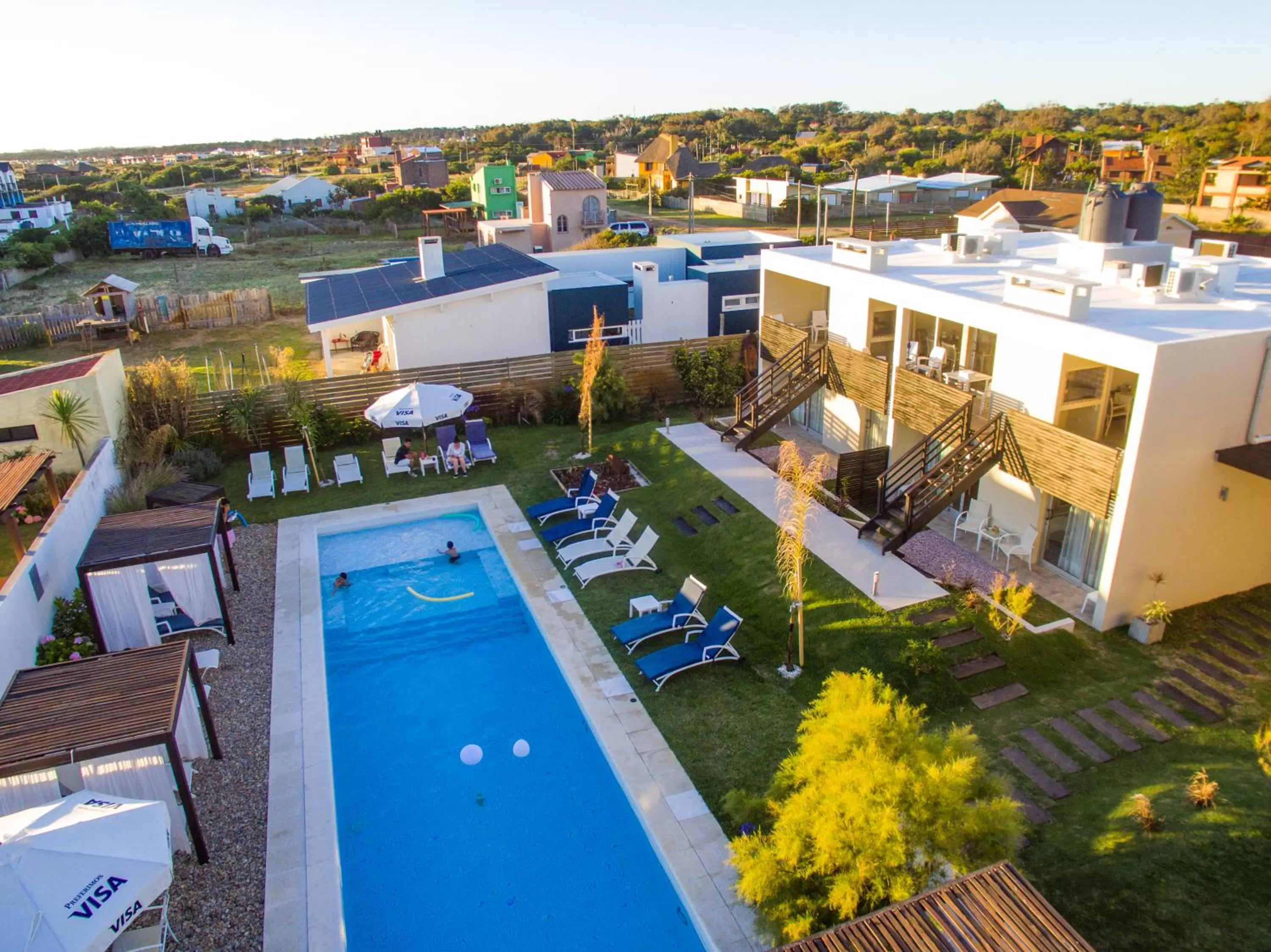 Bird's eye view in Cara Colomba