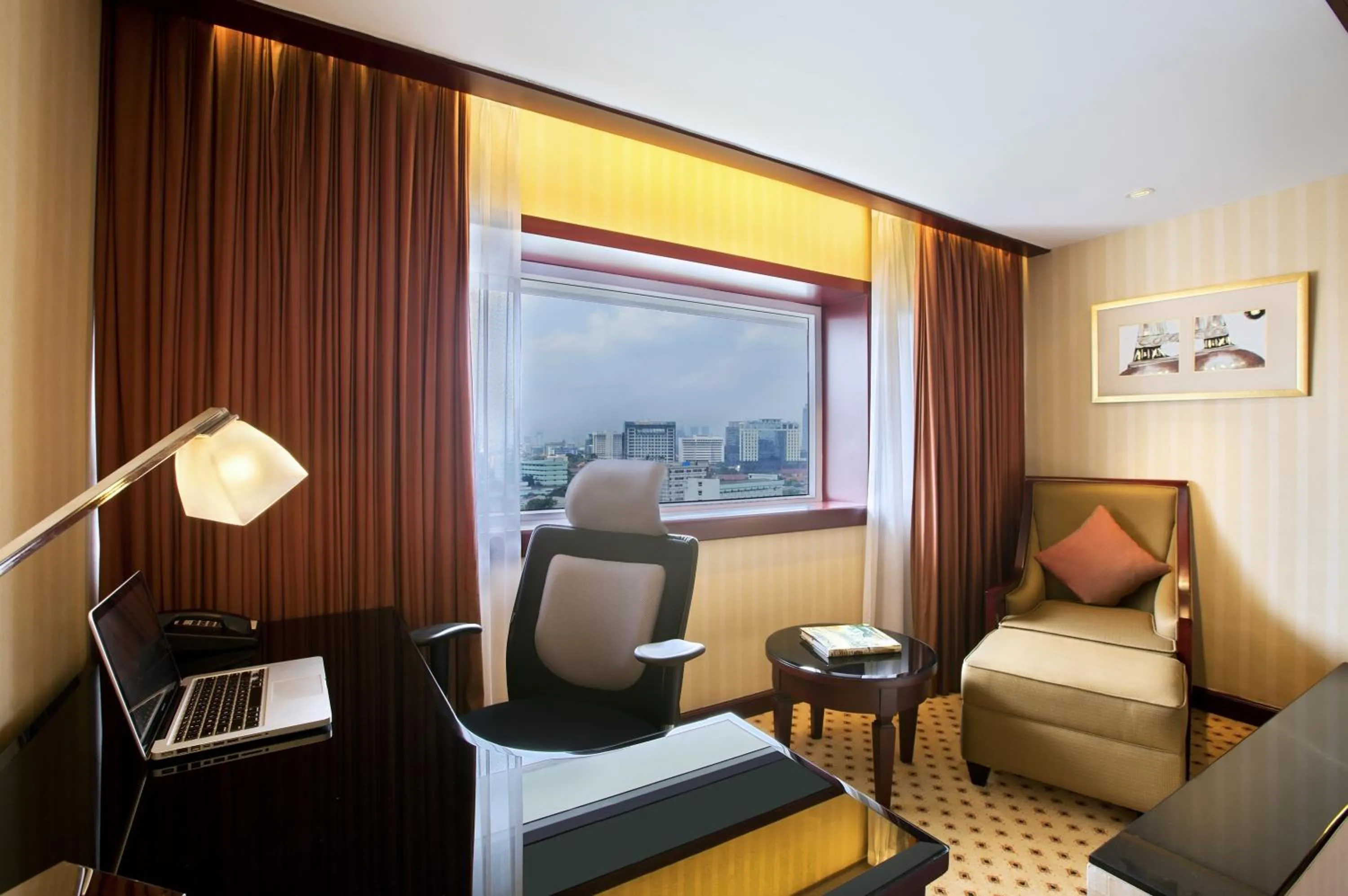 Seating area in Hotel Borobudur Jakarta