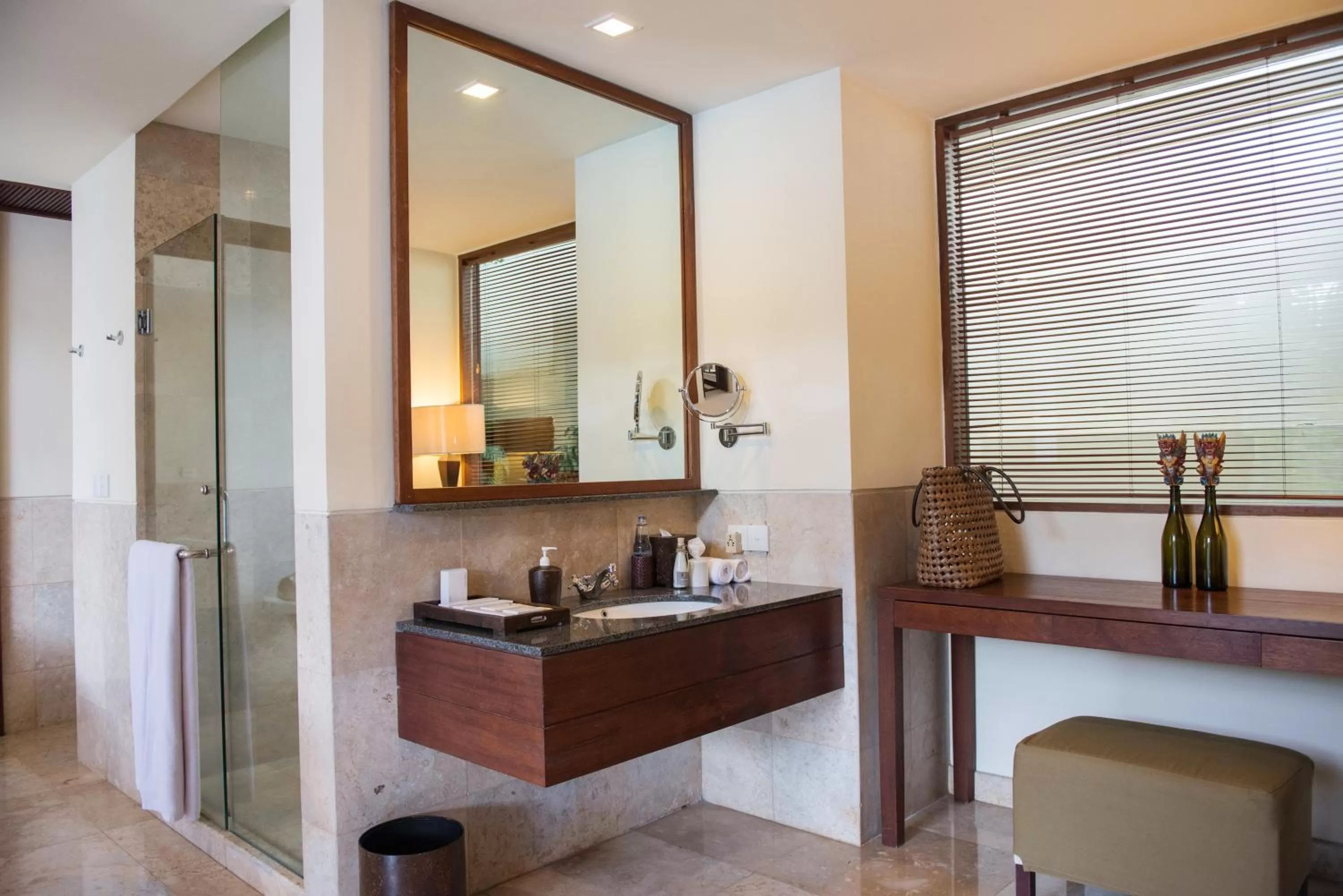 Shower in Komaneka at Bisma Ubud